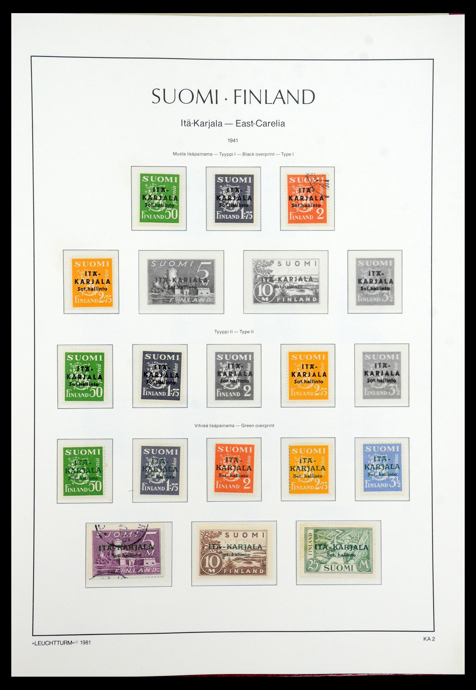 35780 050 - Postzegelverzameling 35780 Finland complete collectie 1856-1962.