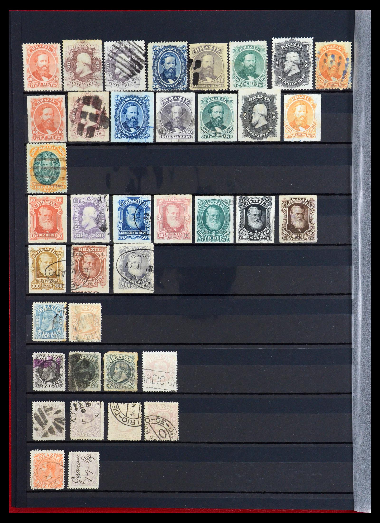 35782 002 - Postzegelverzameling 35782 Brazilië 1843-2008.