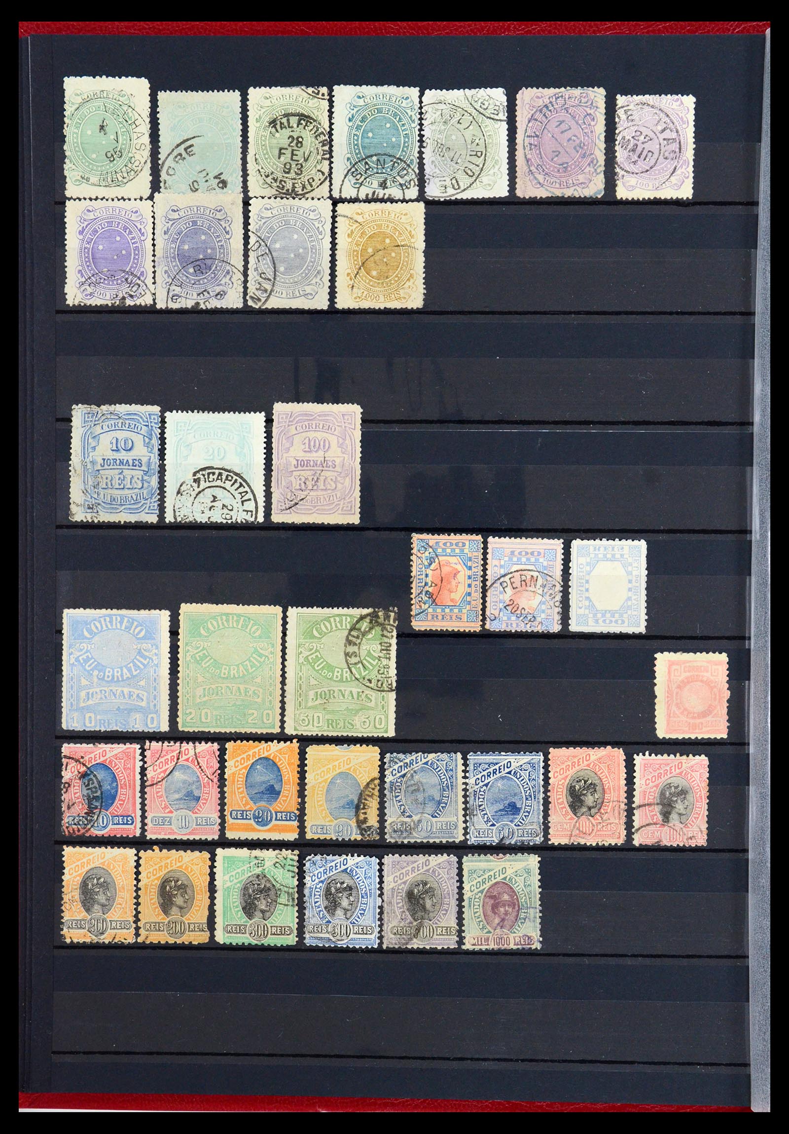 35782 004 - Postzegelverzameling 35782 Brazilië 1843-2008.