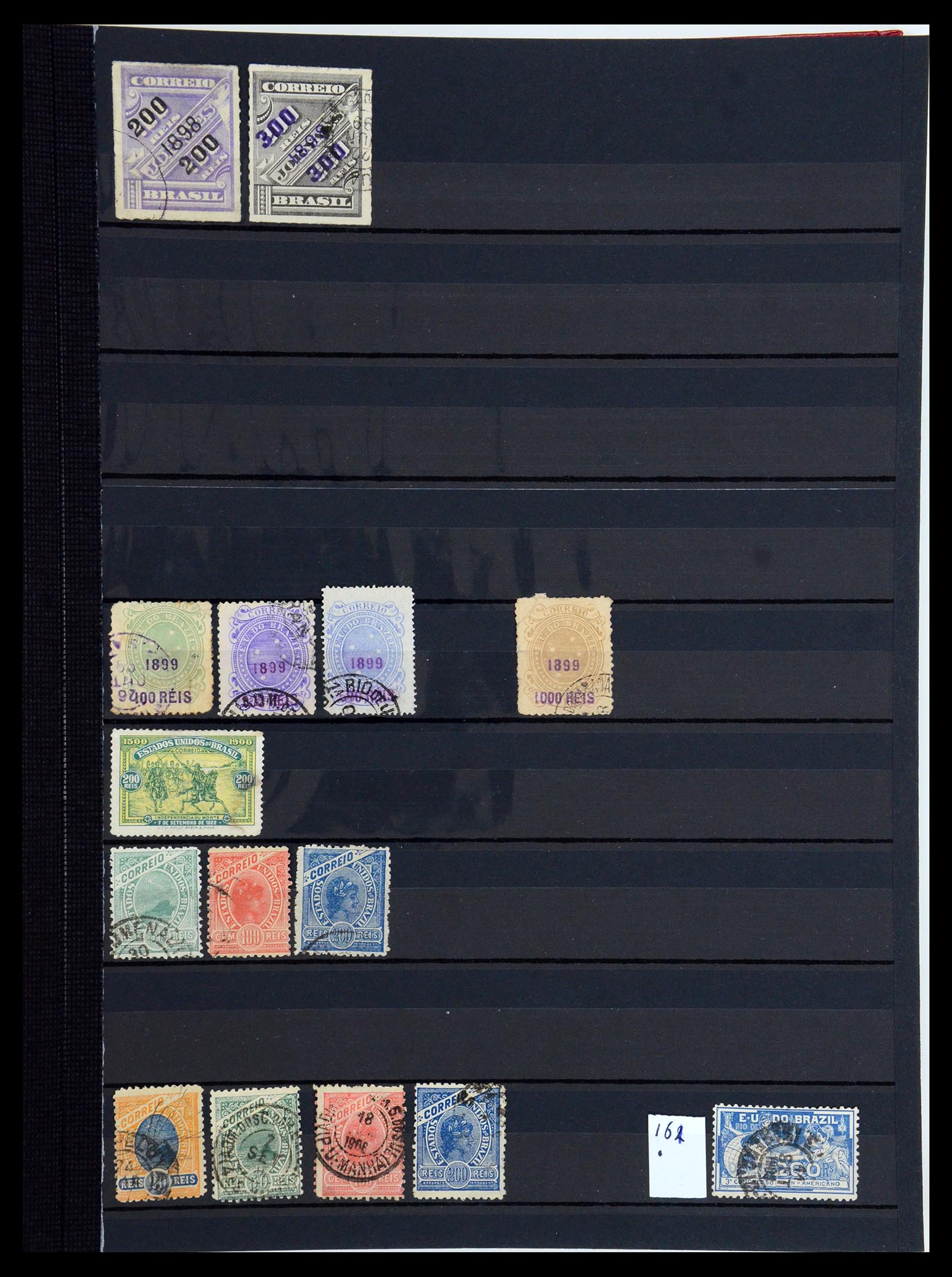35782 005 - Postzegelverzameling 35782 Brazilië 1843-2008.