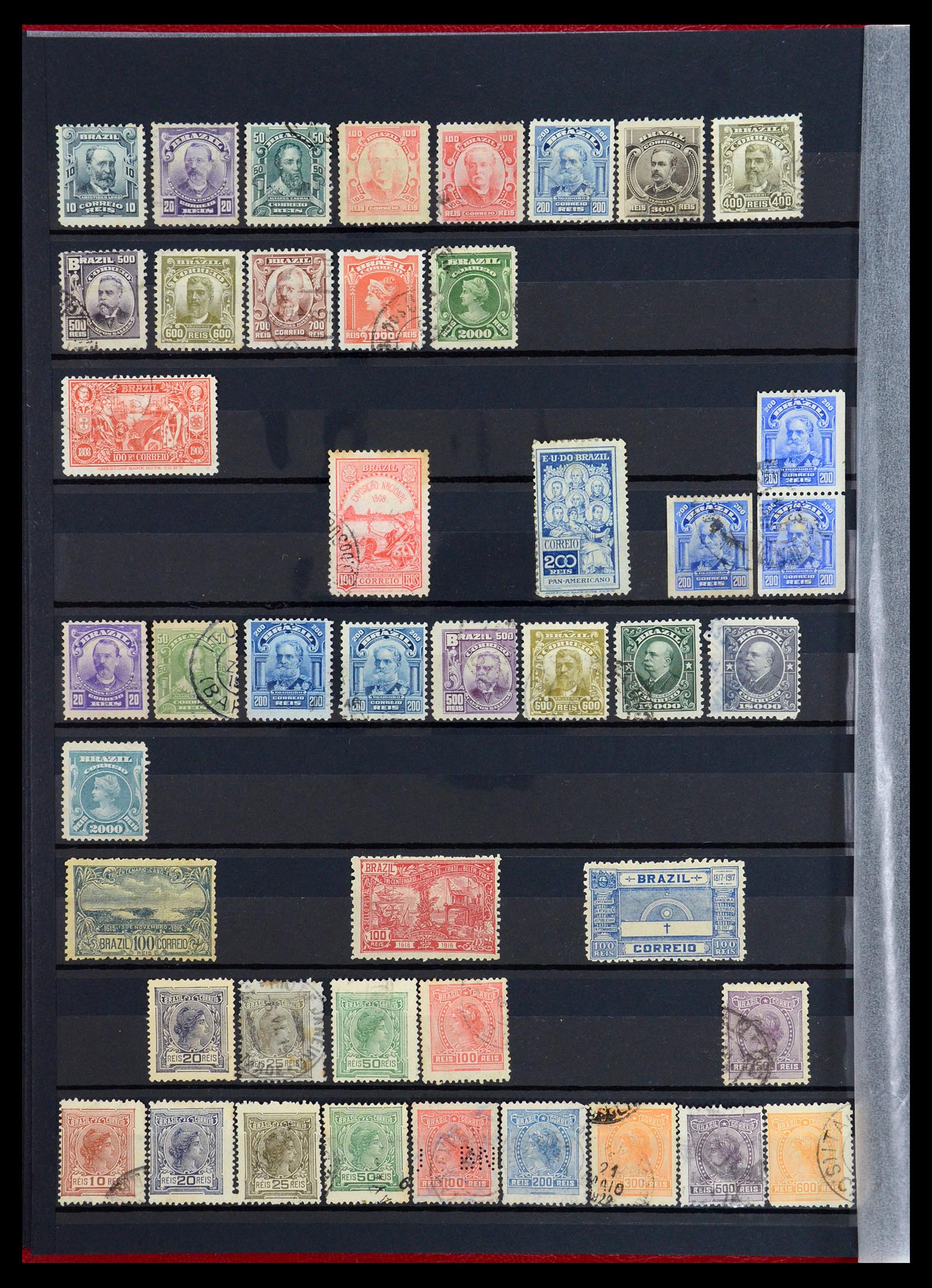 35782 006 - Postzegelverzameling 35782 Brazilië 1843-2008.