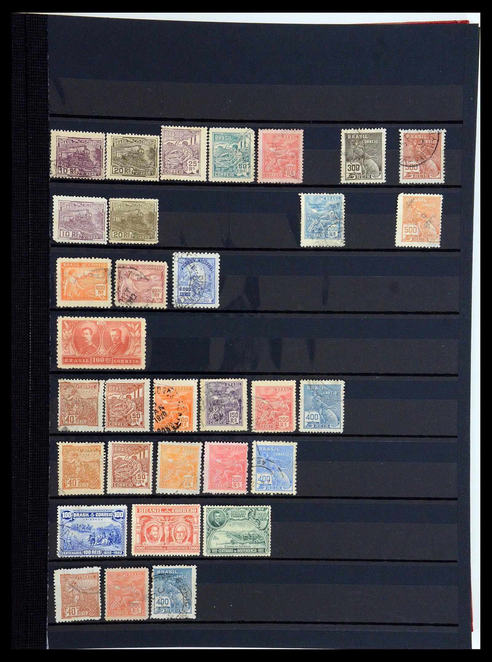 35782 007 - Postzegelverzameling 35782 Brazilië 1843-2008.
