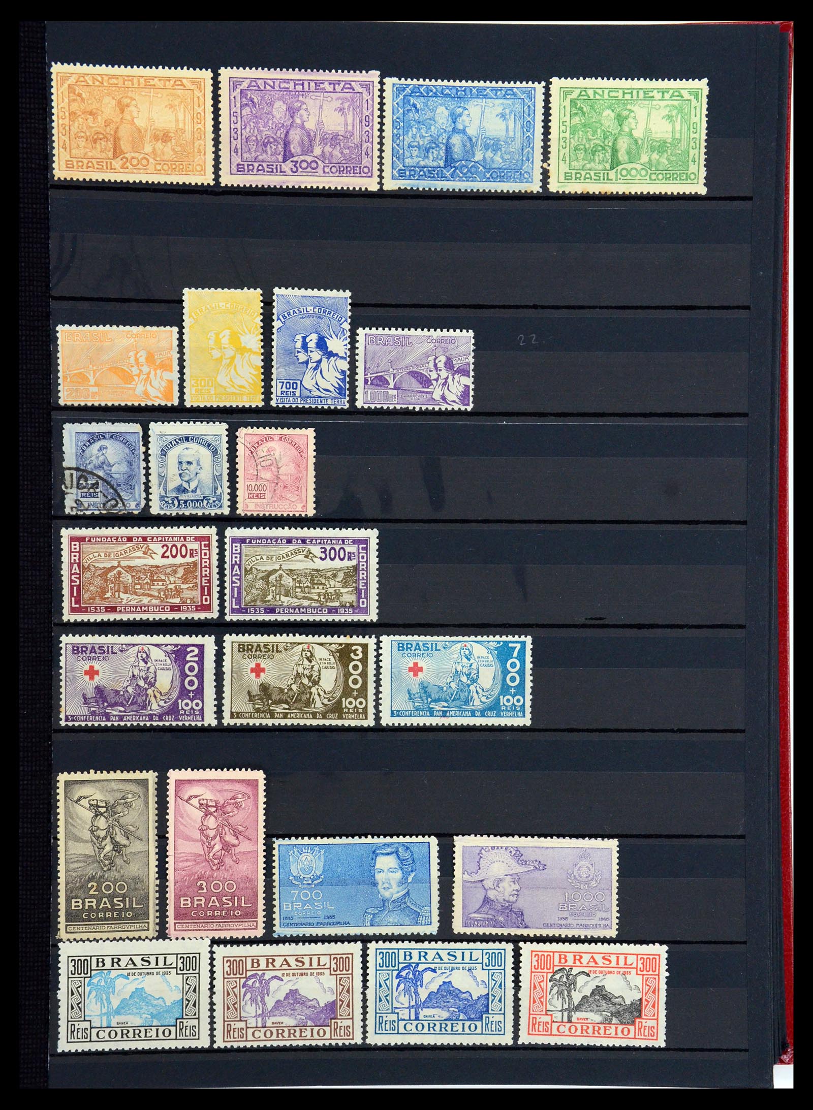 35782 013 - Postzegelverzameling 35782 Brazilië 1843-2008.