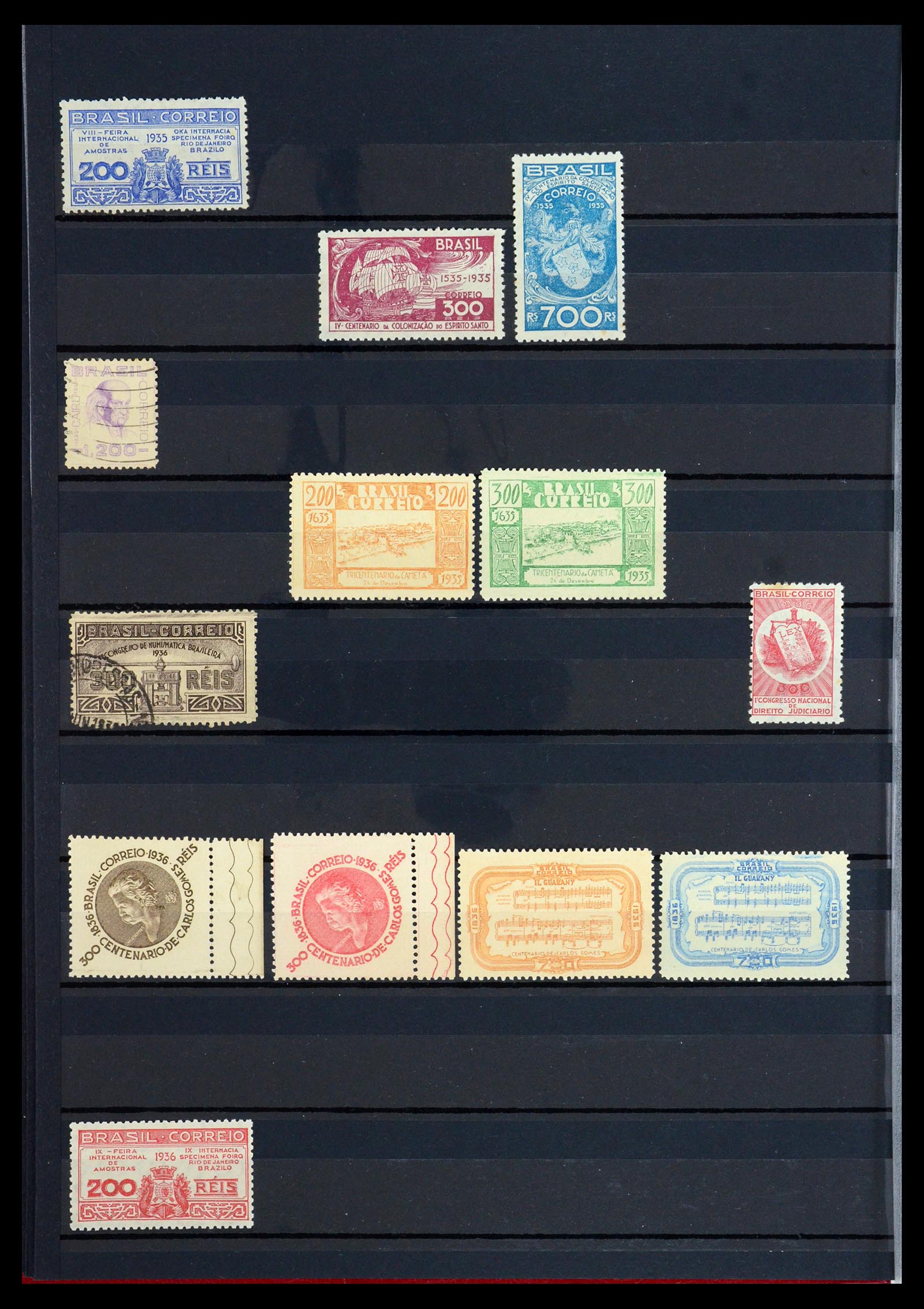 35782 014 - Postzegelverzameling 35782 Brazilië 1843-2008.