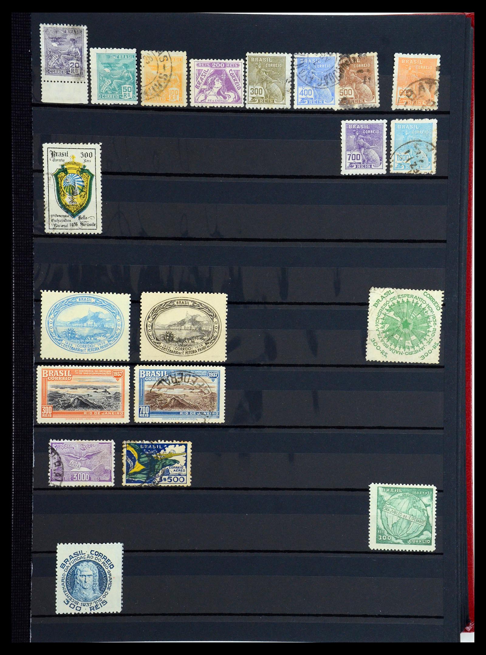 35782 015 - Postzegelverzameling 35782 Brazilië 1843-2008.