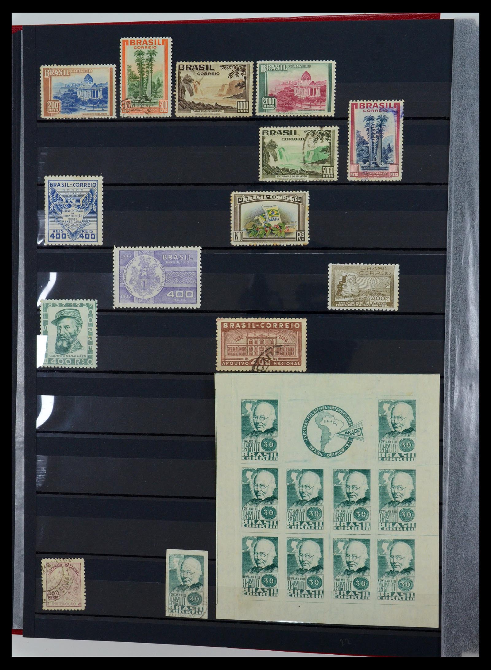 35782 016 - Postzegelverzameling 35782 Brazilië 1843-2008.
