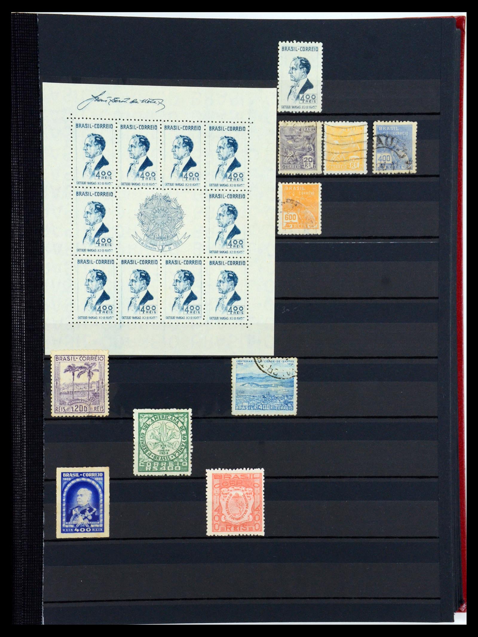 35782 017 - Postzegelverzameling 35782 Brazilië 1843-2008.