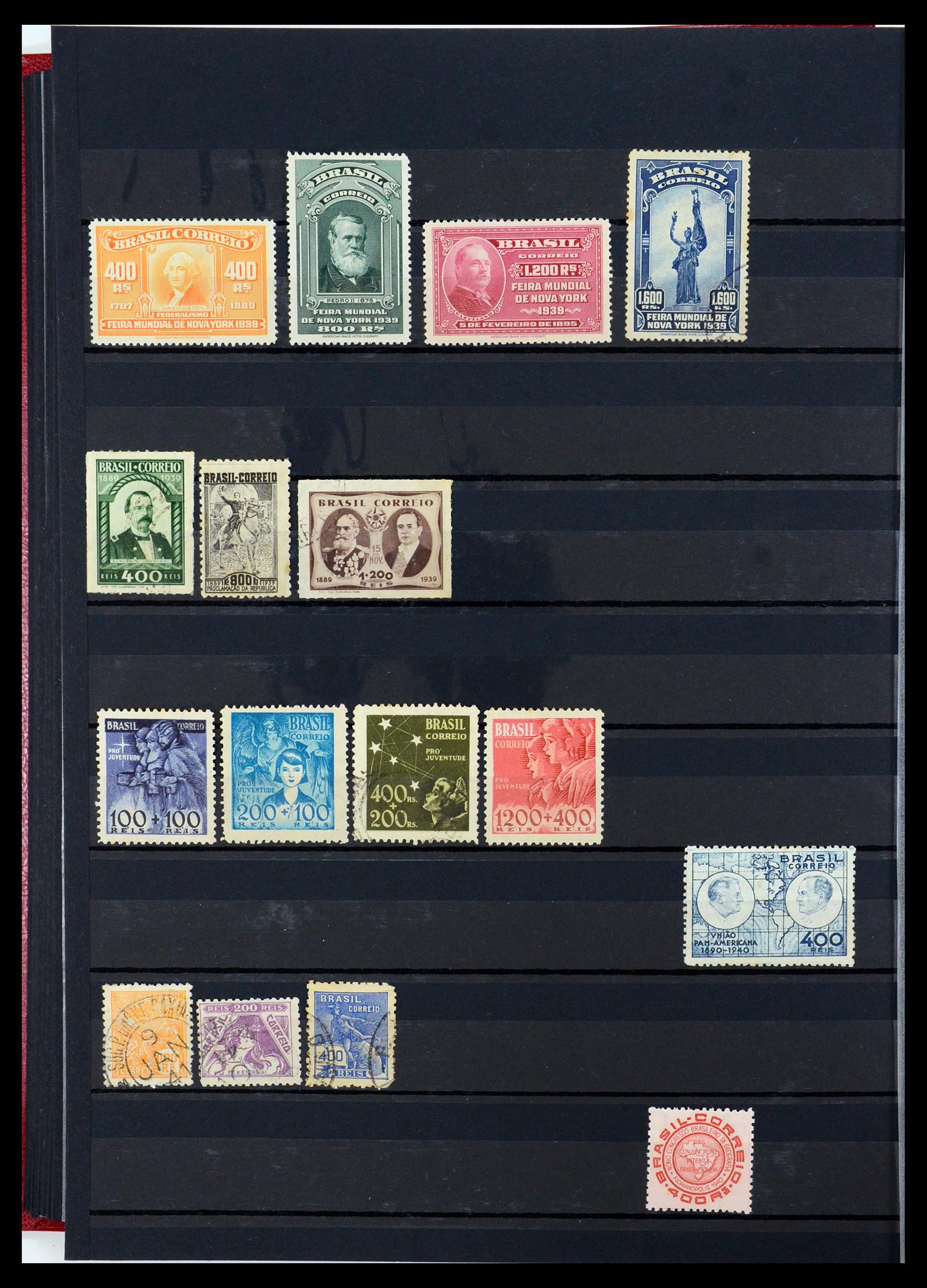 35782 018 - Postzegelverzameling 35782 Brazilië 1843-2008.