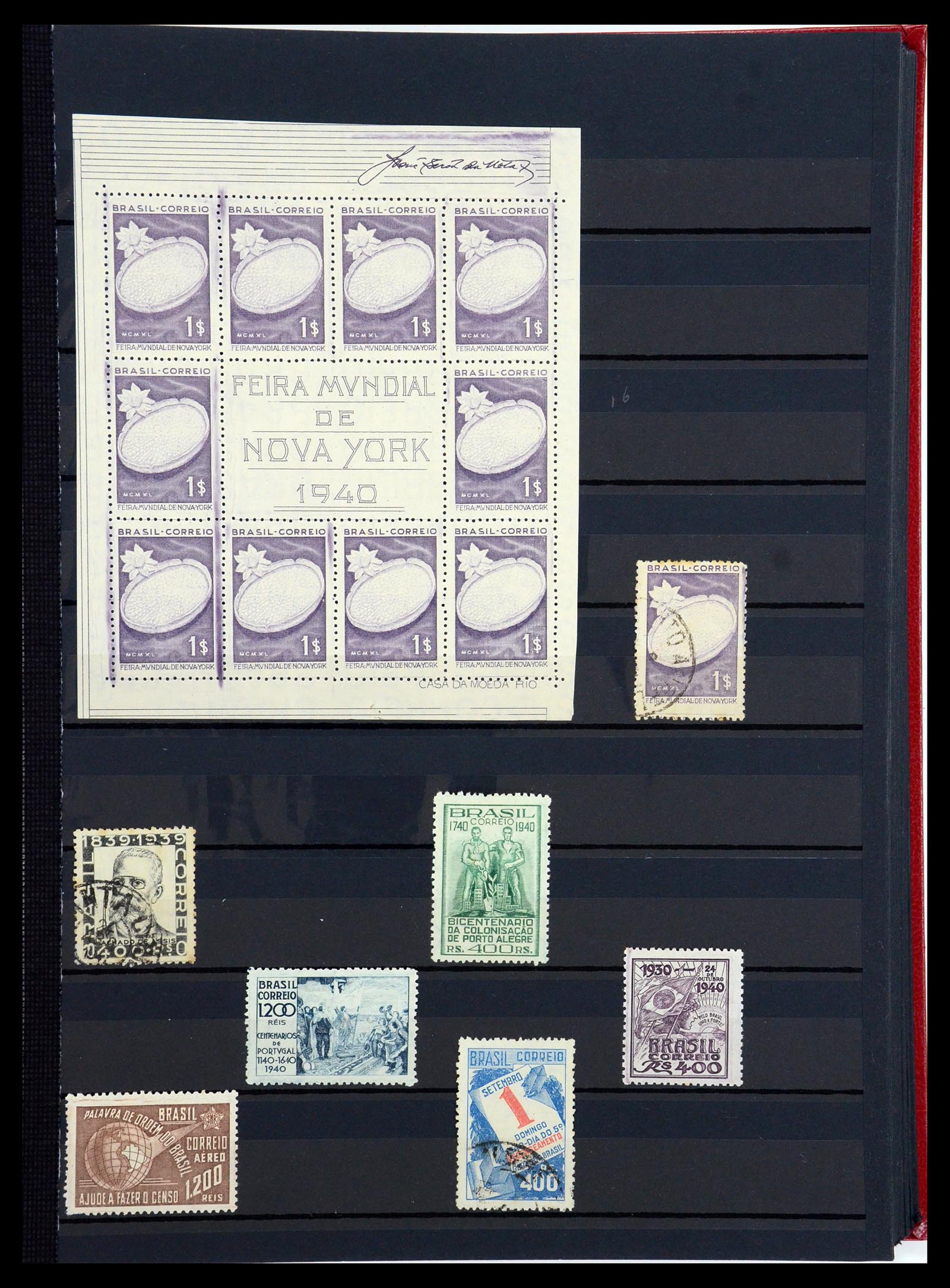 35782 019 - Postzegelverzameling 35782 Brazilië 1843-2008.