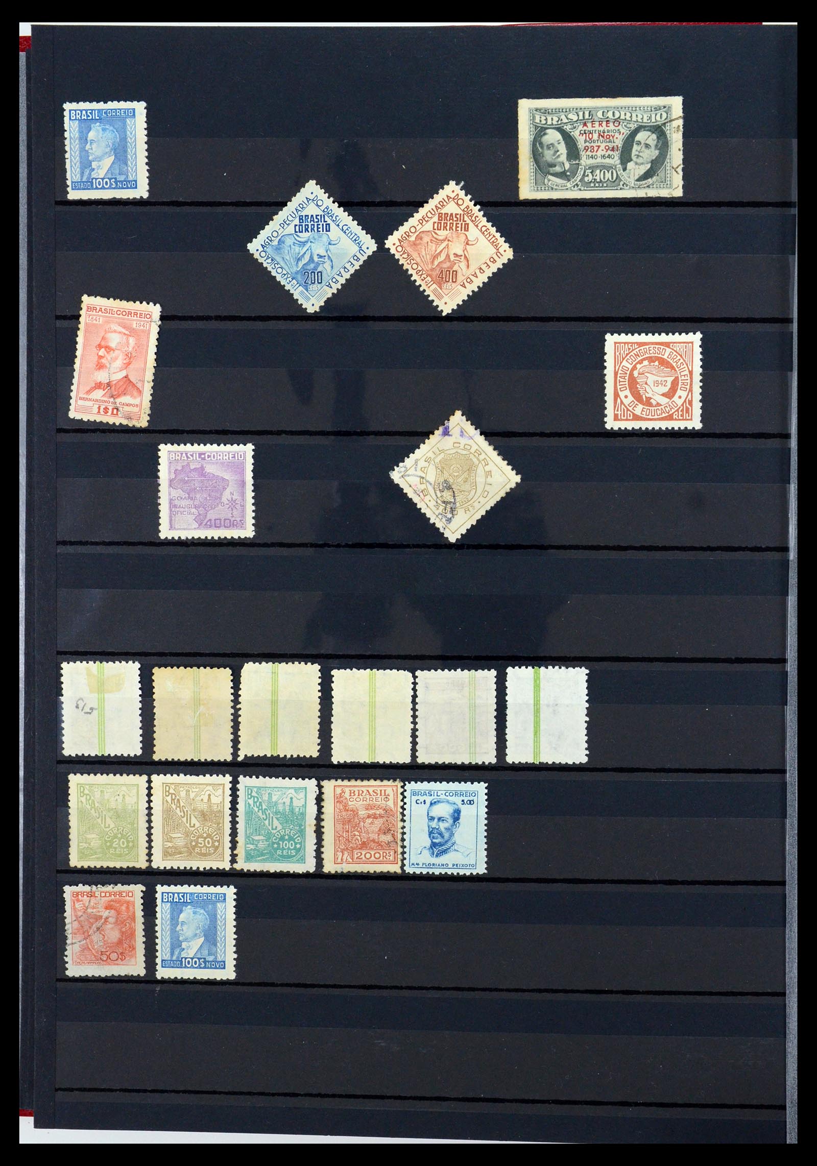 35782 022 - Postzegelverzameling 35782 Brazilië 1843-2008.