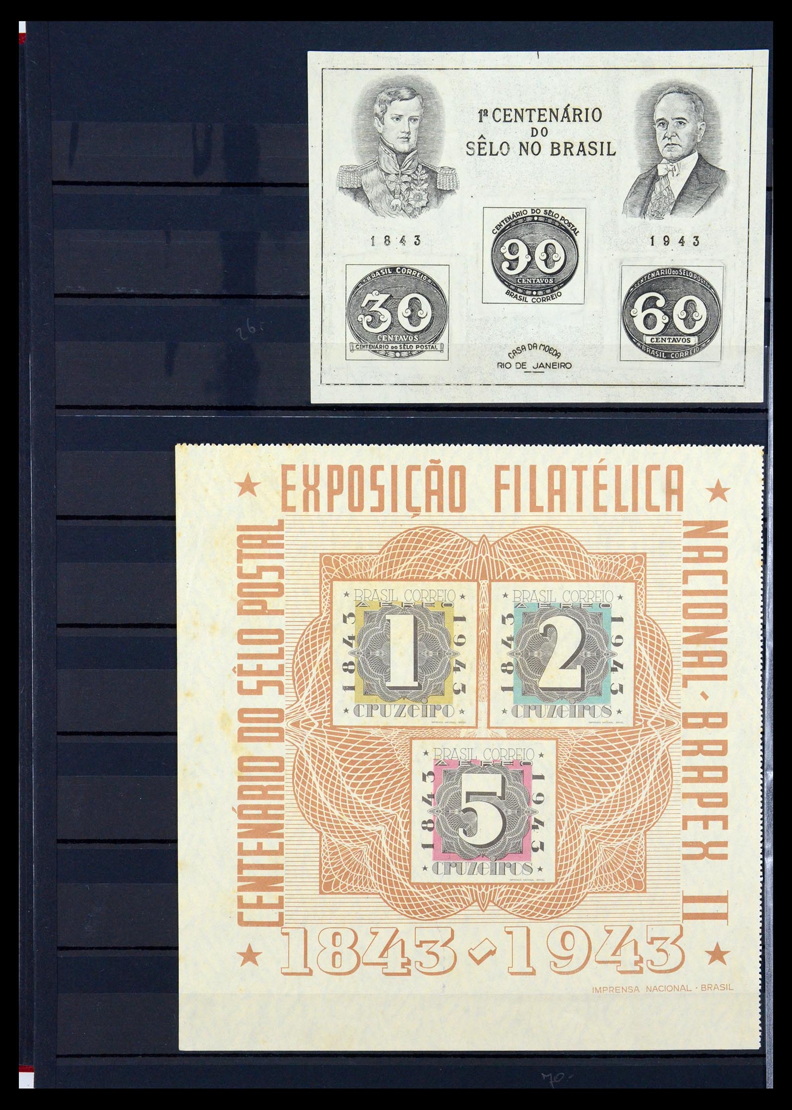 35782 024 - Postzegelverzameling 35782 Brazilië 1843-2008.