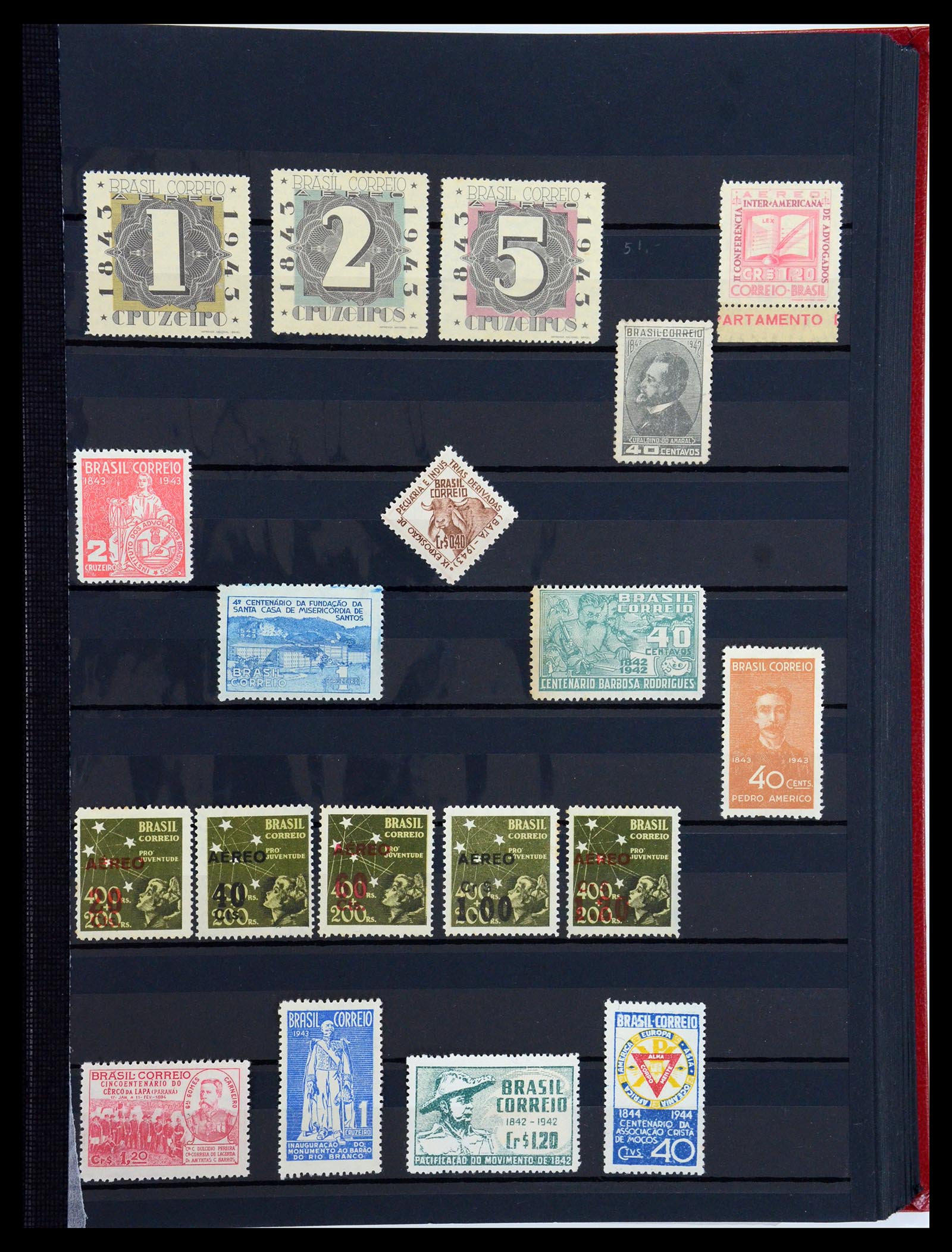 35782 025 - Postzegelverzameling 35782 Brazilië 1843-2008.