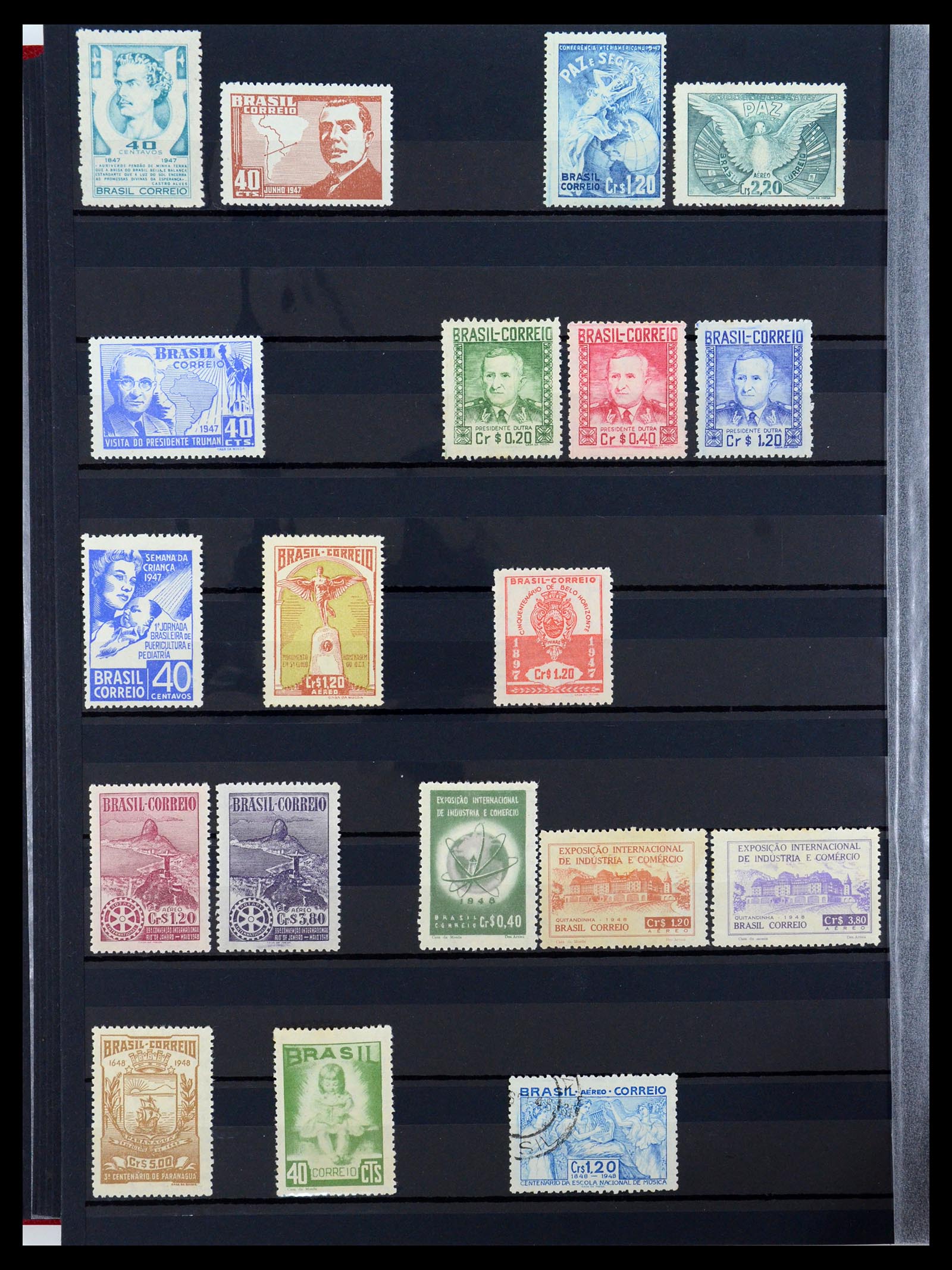 35782 028 - Postzegelverzameling 35782 Brazilië 1843-2008.