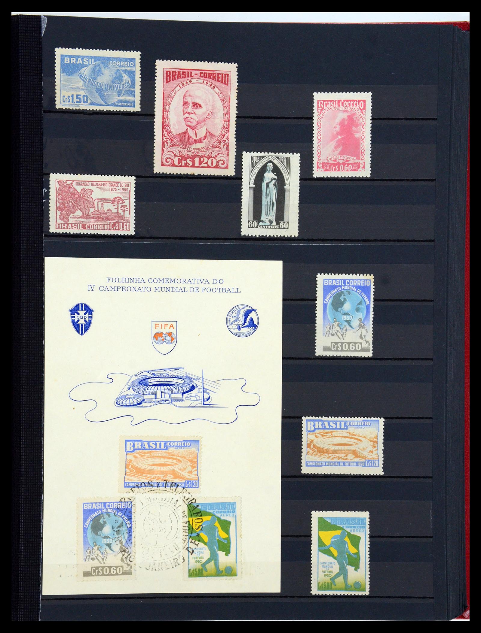 35782 031 - Postzegelverzameling 35782 Brazilië 1843-2008.