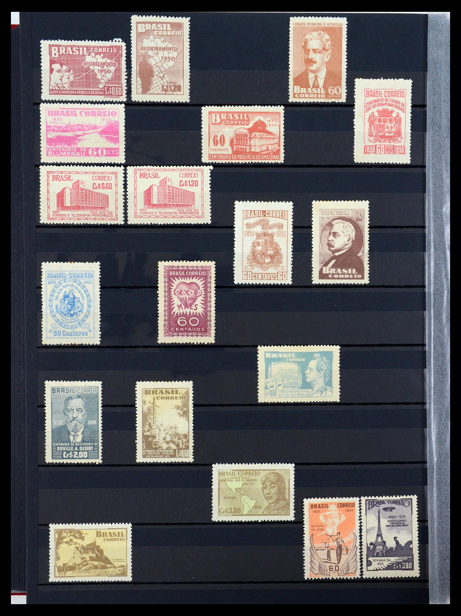 35782 032 - Postzegelverzameling 35782 Brazilië 1843-2008.
