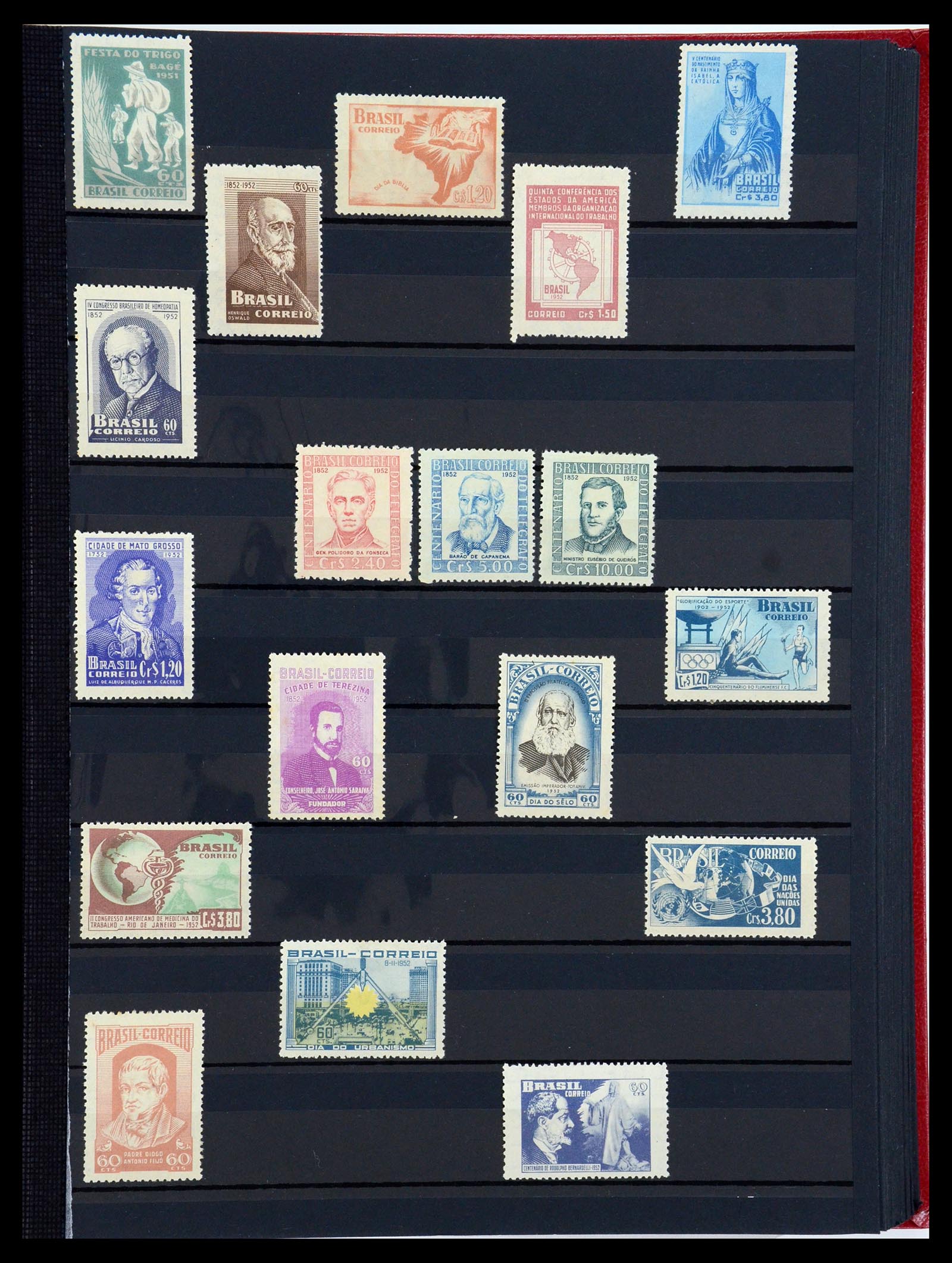 35782 033 - Postzegelverzameling 35782 Brazilië 1843-2008.