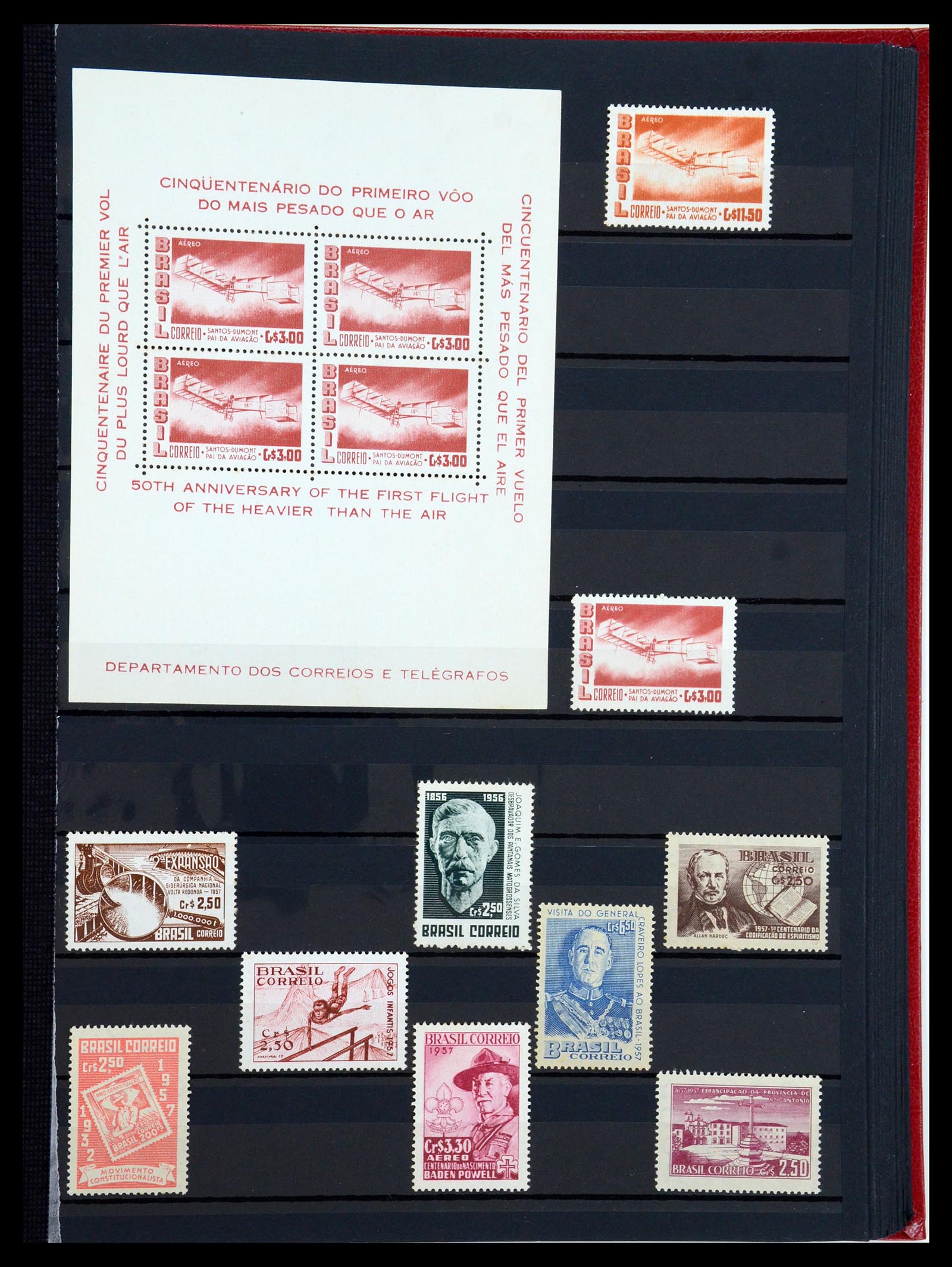 35782 039 - Postzegelverzameling 35782 Brazilië 1843-2008.