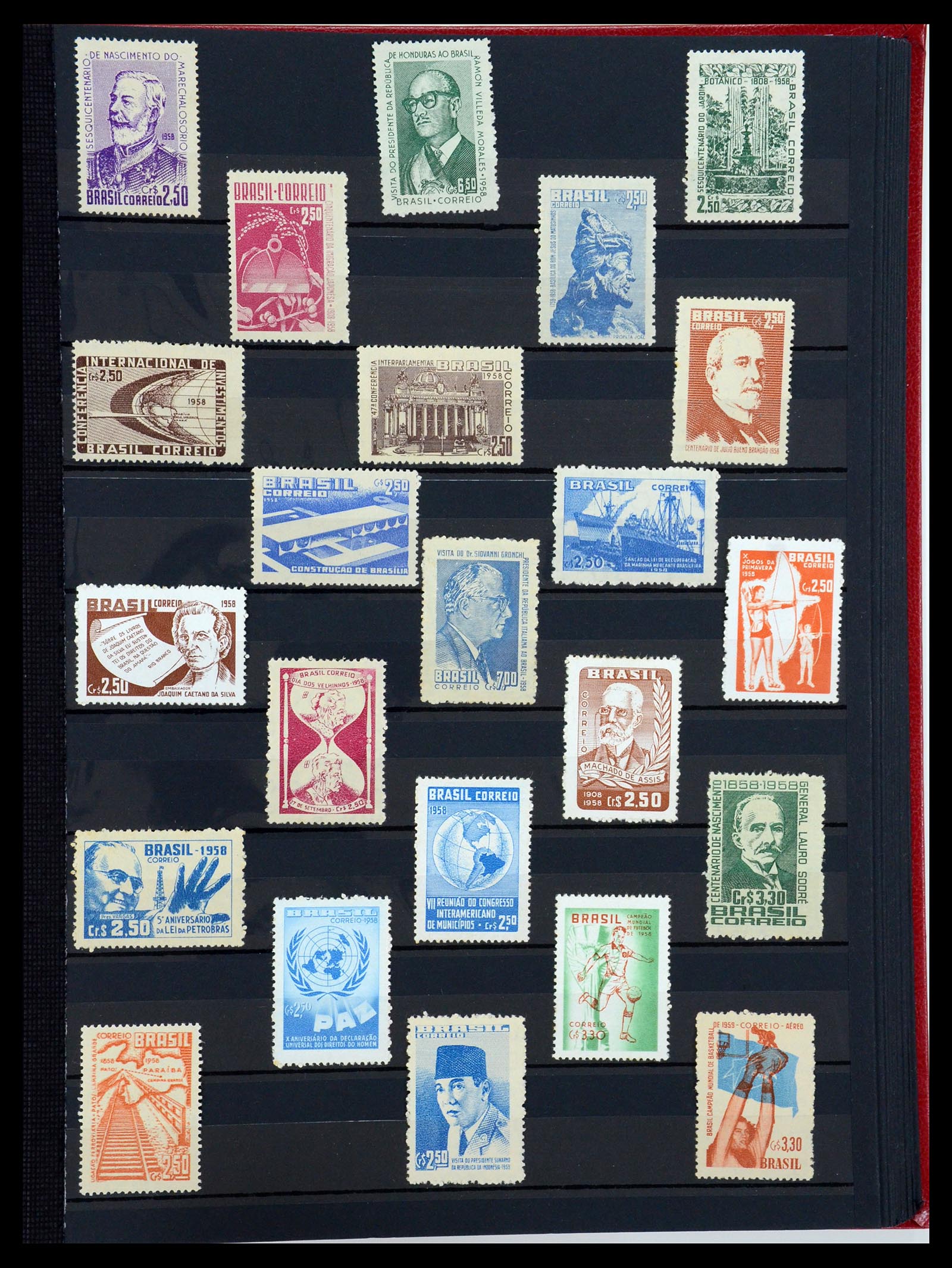35782 041 - Postzegelverzameling 35782 Brazilië 1843-2008.