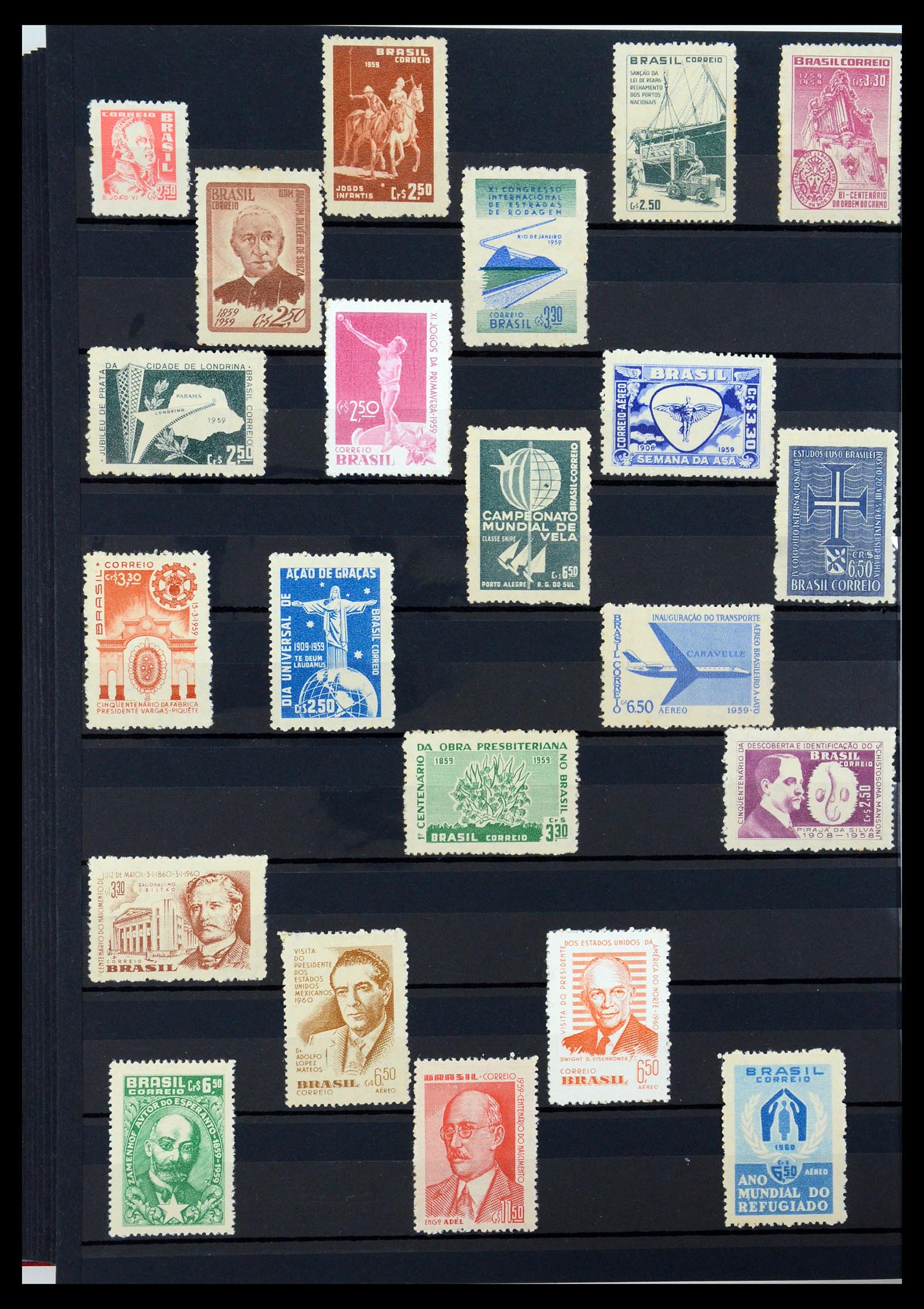 35782 042 - Postzegelverzameling 35782 Brazilië 1843-2008.