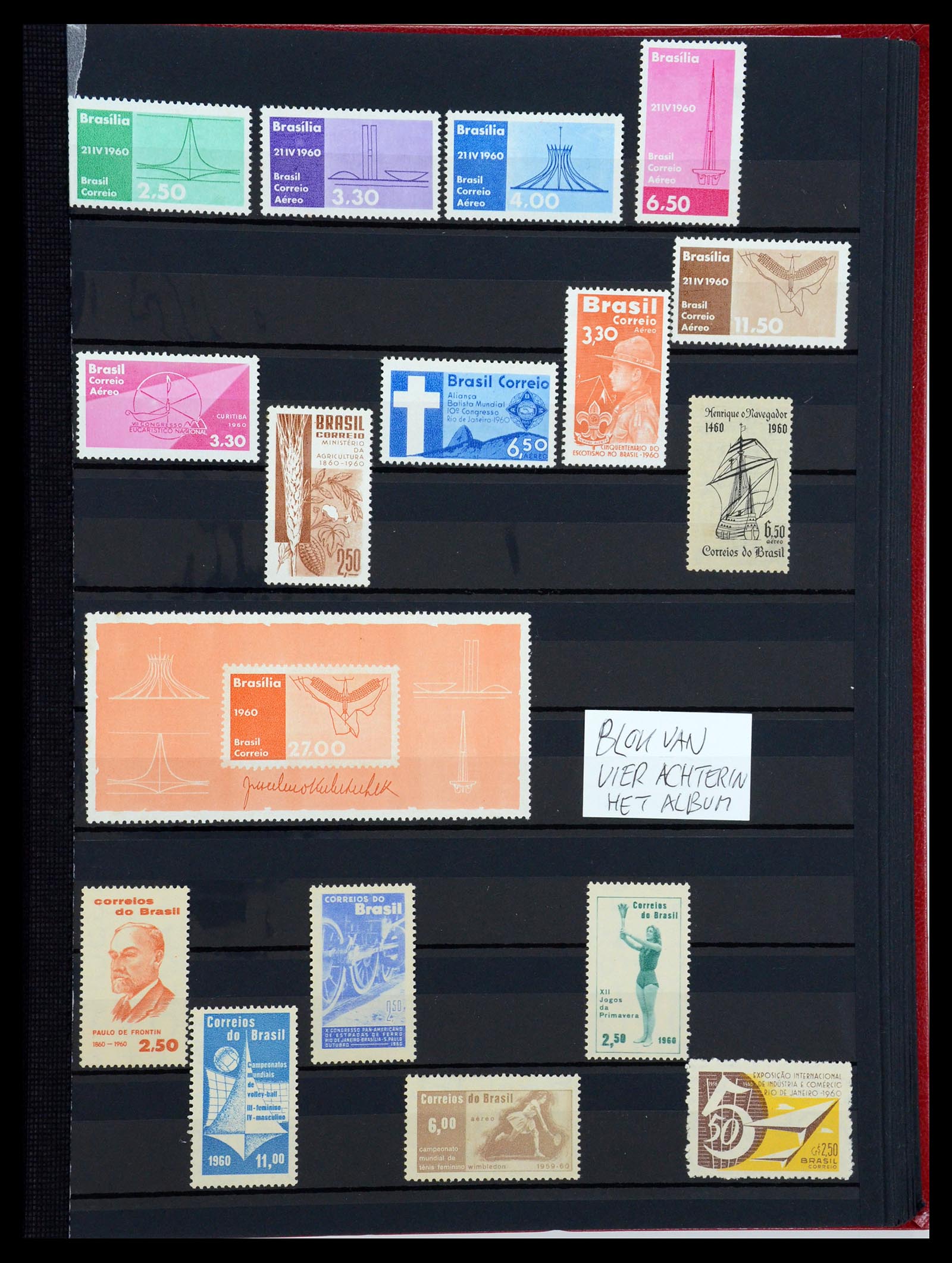 35782 043 - Postzegelverzameling 35782 Brazilië 1843-2008.