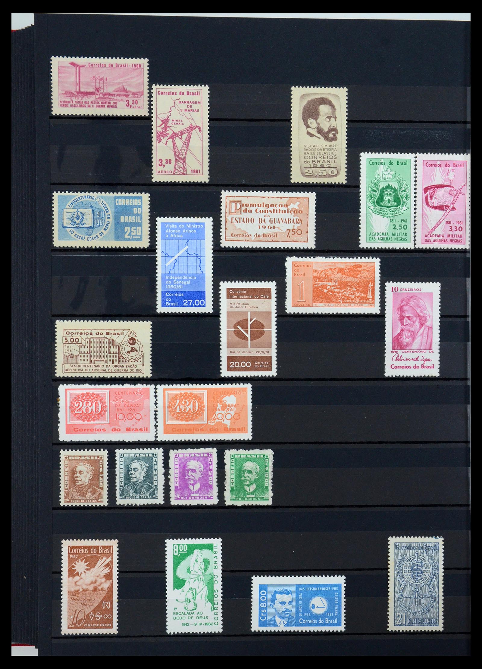 35782 044 - Postzegelverzameling 35782 Brazilië 1843-2008.