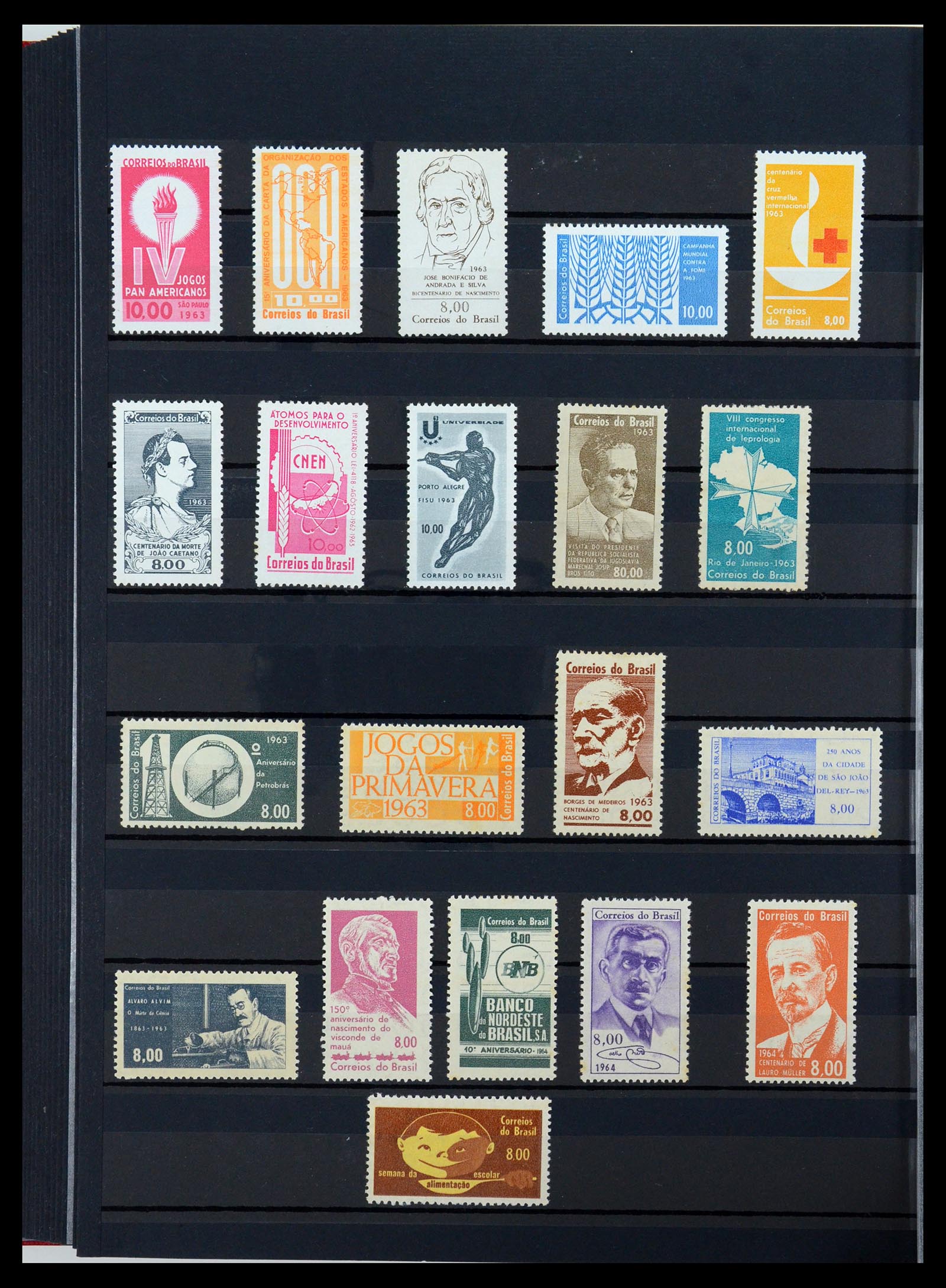 35782 046 - Postzegelverzameling 35782 Brazilië 1843-2008.