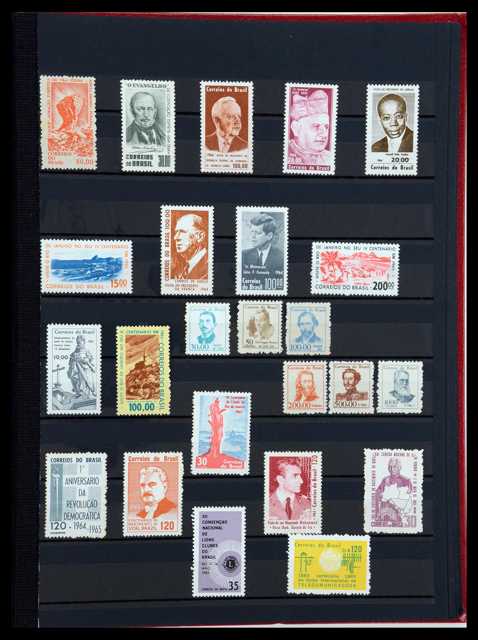 35782 047 - Postzegelverzameling 35782 Brazilië 1843-2008.