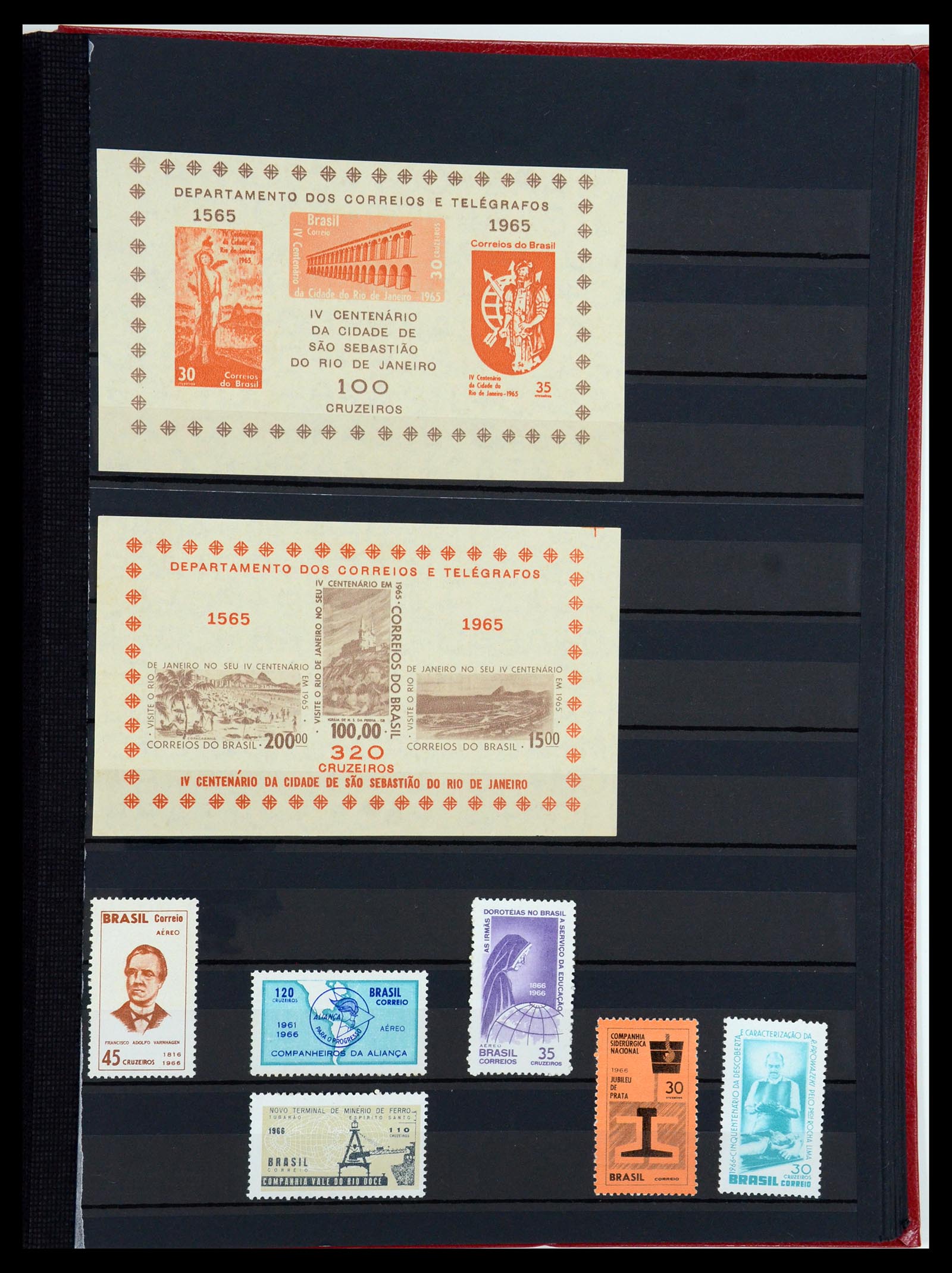 35782 049 - Postzegelverzameling 35782 Brazilië 1843-2008.