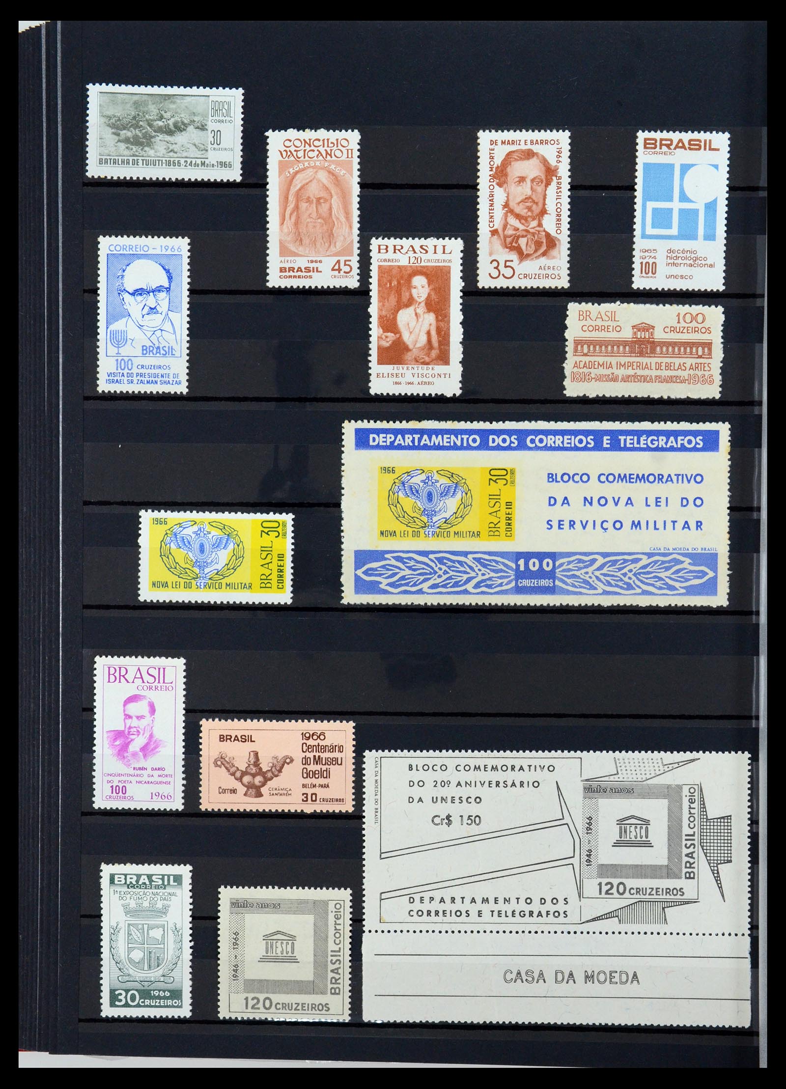35782 050 - Postzegelverzameling 35782 Brazilië 1843-2008.
