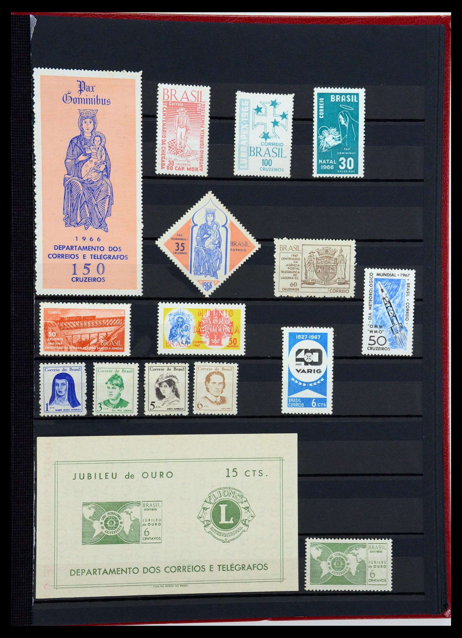 35782 051 - Postzegelverzameling 35782 Brazilië 1843-2008.