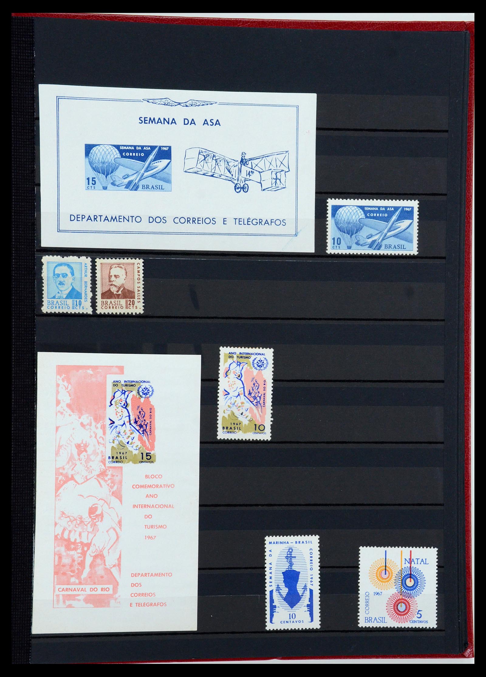 35782 053 - Postzegelverzameling 35782 Brazilië 1843-2008.