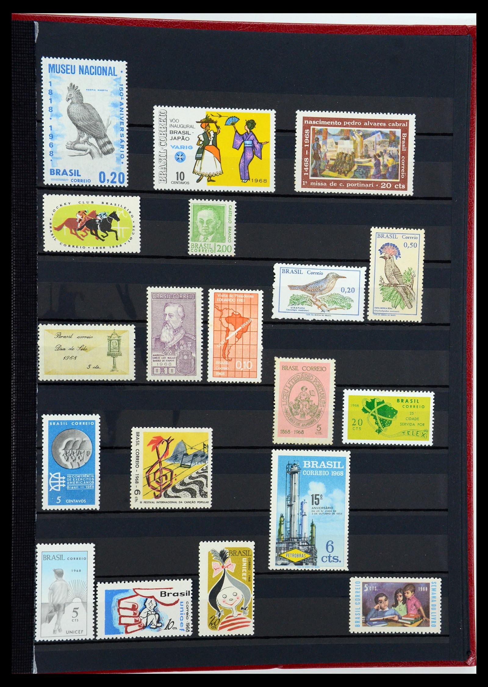 35782 055 - Postzegelverzameling 35782 Brazilië 1843-2008.