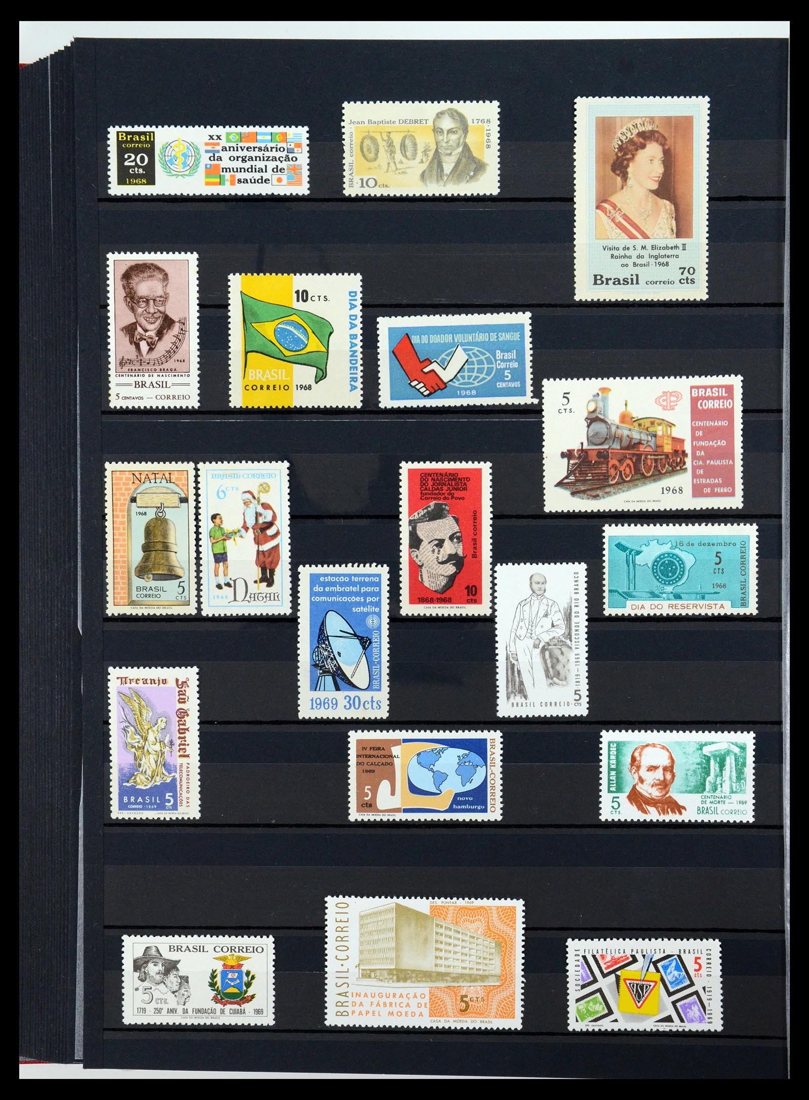 35782 056 - Postzegelverzameling 35782 Brazilië 1843-2008.