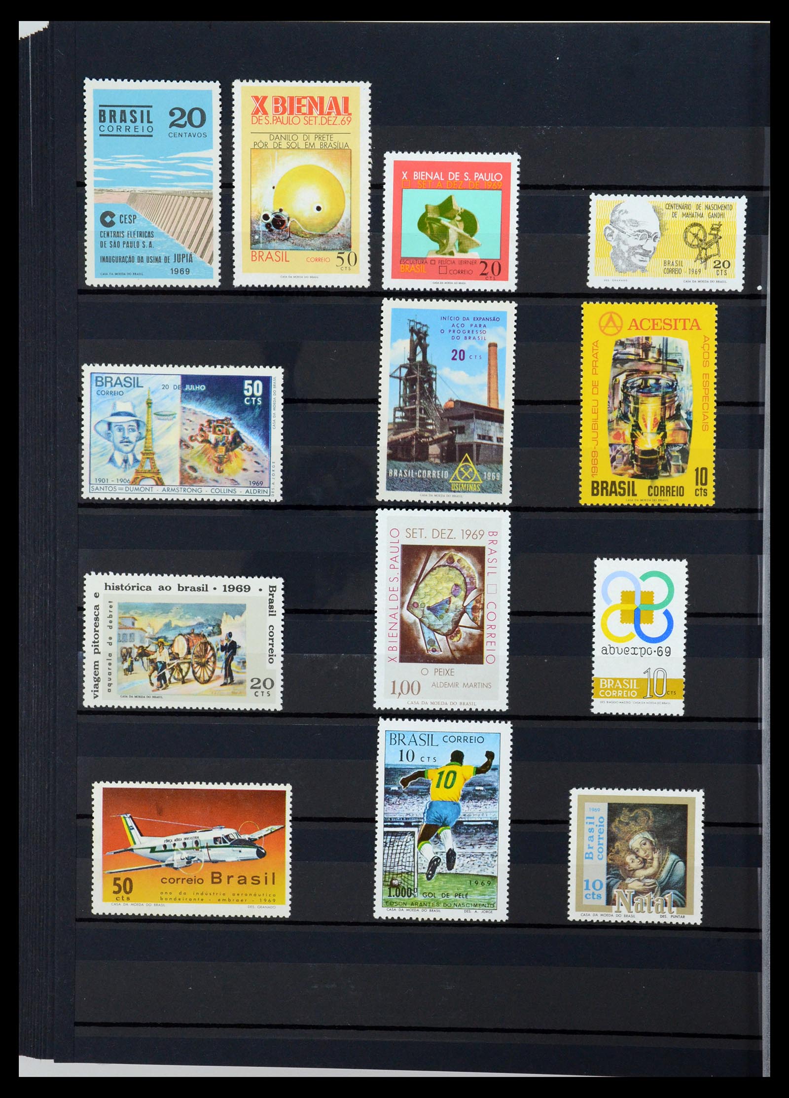 35782 058 - Postzegelverzameling 35782 Brazilië 1843-2008.