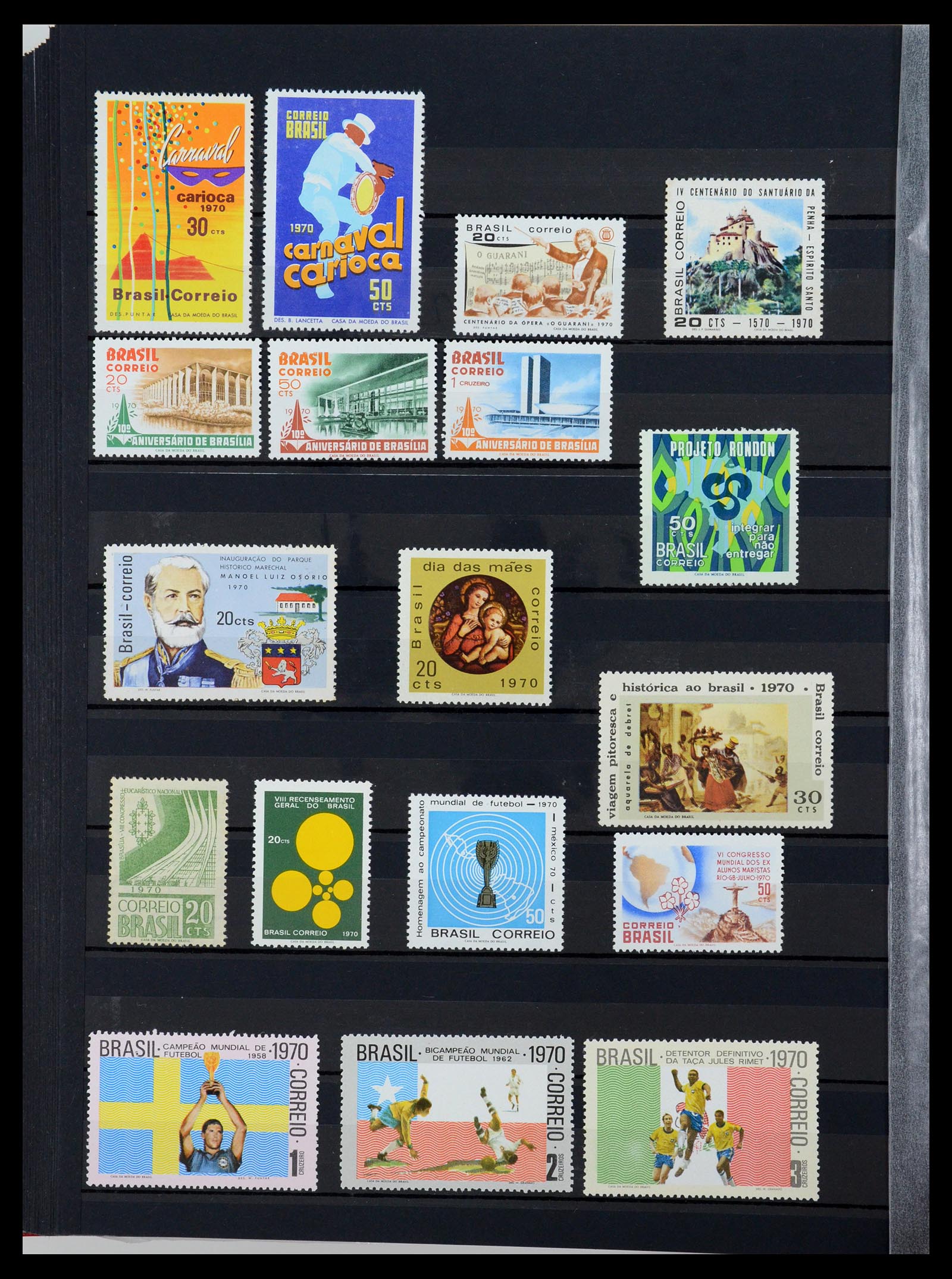 35782 060 - Postzegelverzameling 35782 Brazilië 1843-2008.
