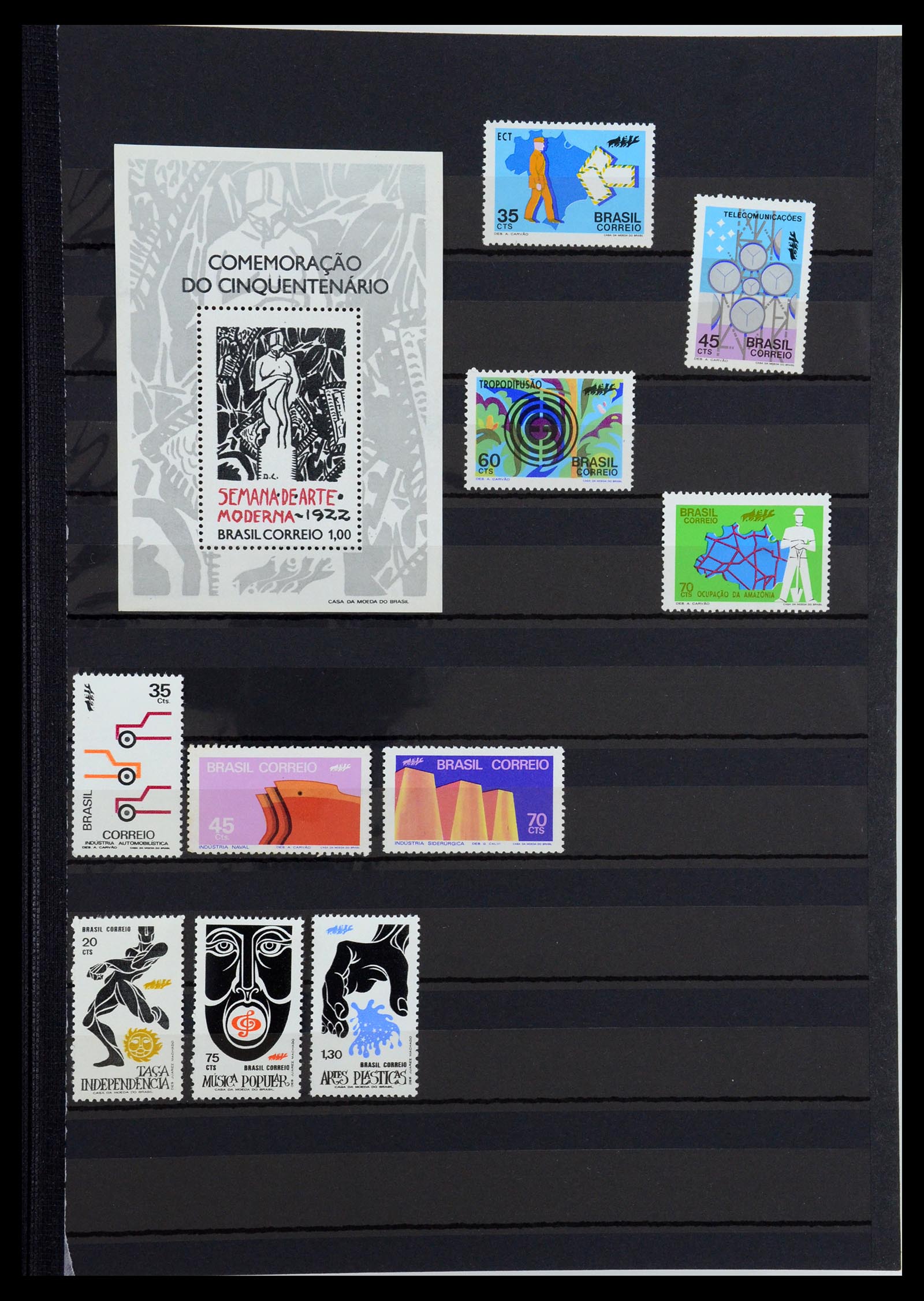 35782 067 - Stamp Collection 35782 Brazil 1843-2008.