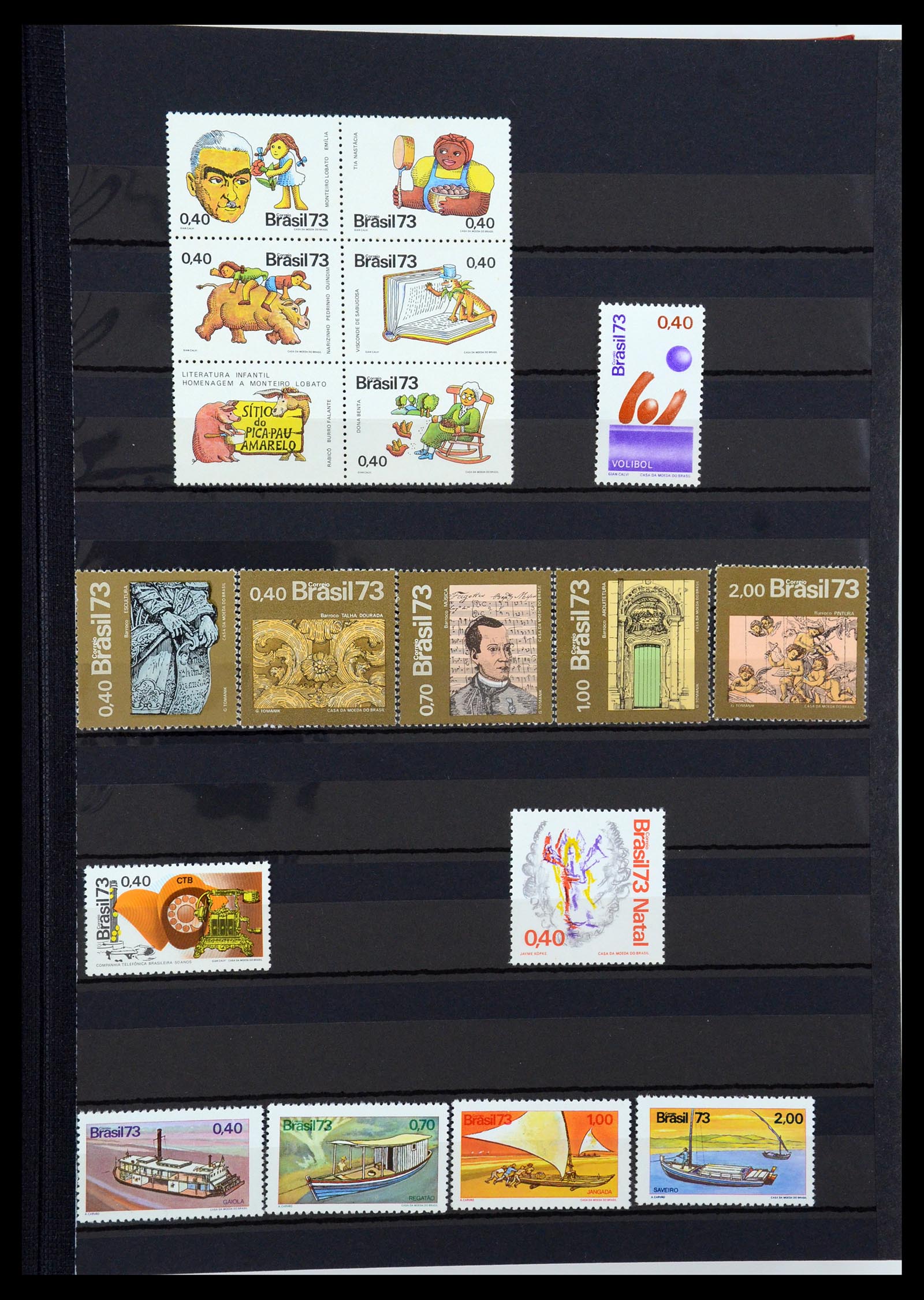 35782 073 - Stamp Collection 35782 Brazil 1843-2008.