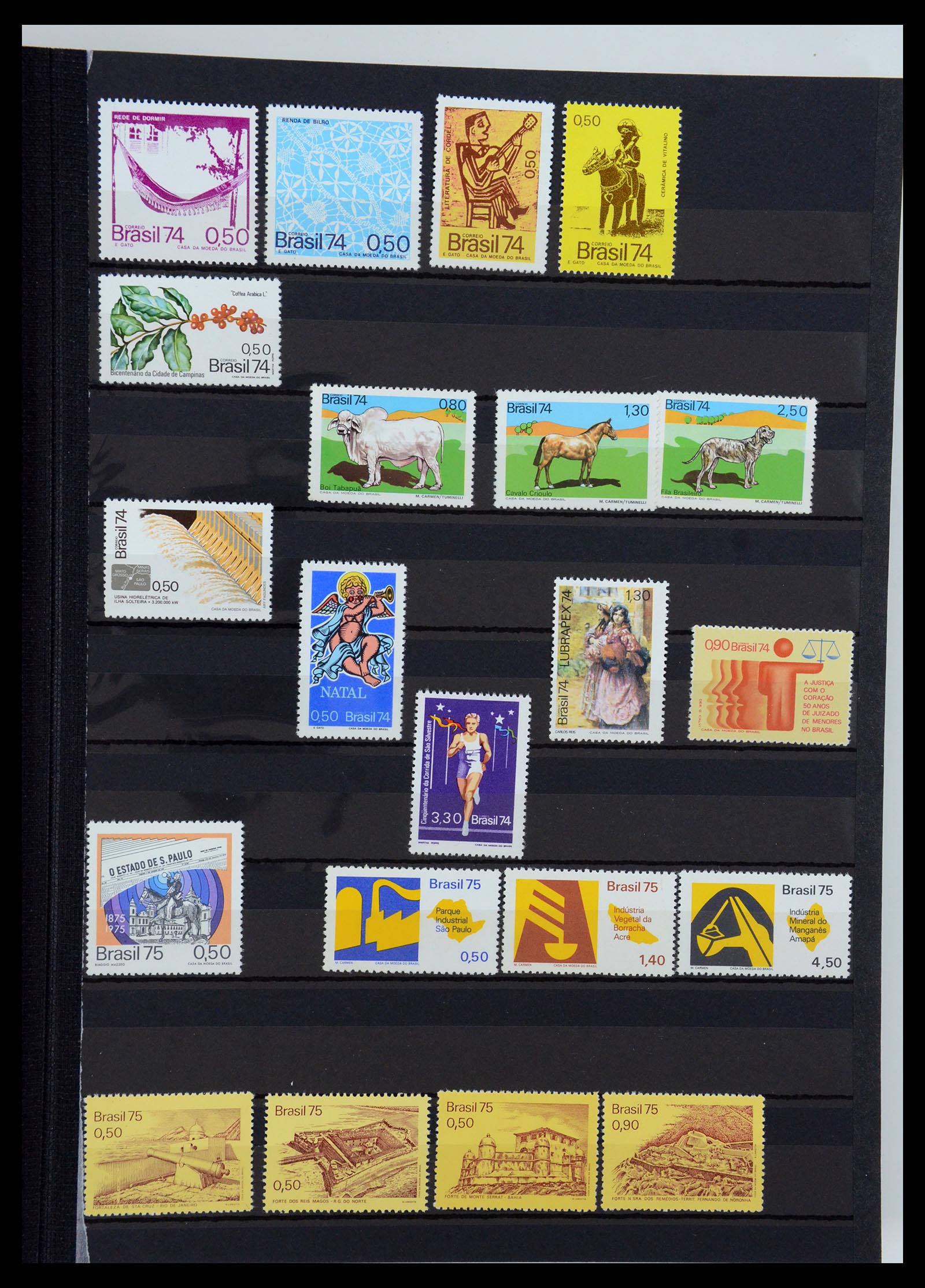 35782 077 - Stamp Collection 35782 Brazil 1843-2008.