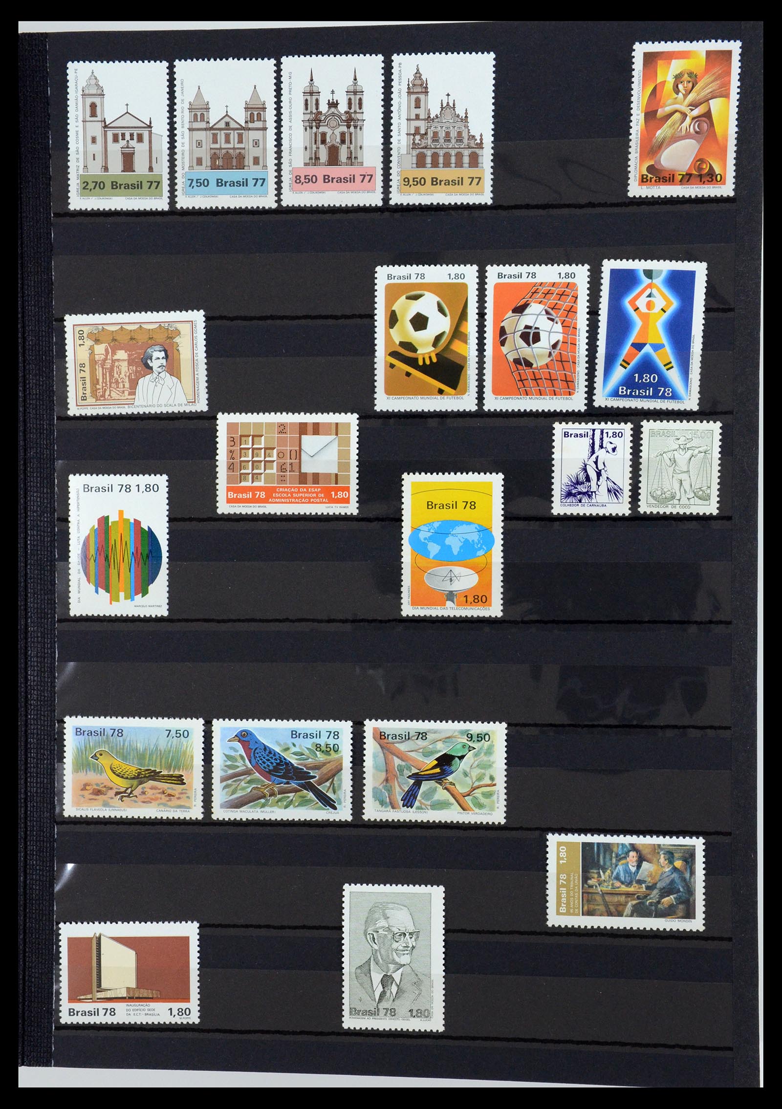 35782 087 - Stamp Collection 35782 Brazil 1843-2008.