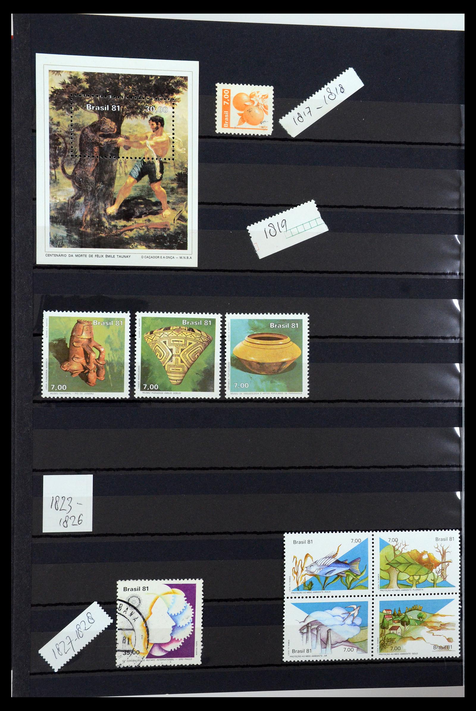 35782 098 - Stamp Collection 35782 Brazil 1843-2008.