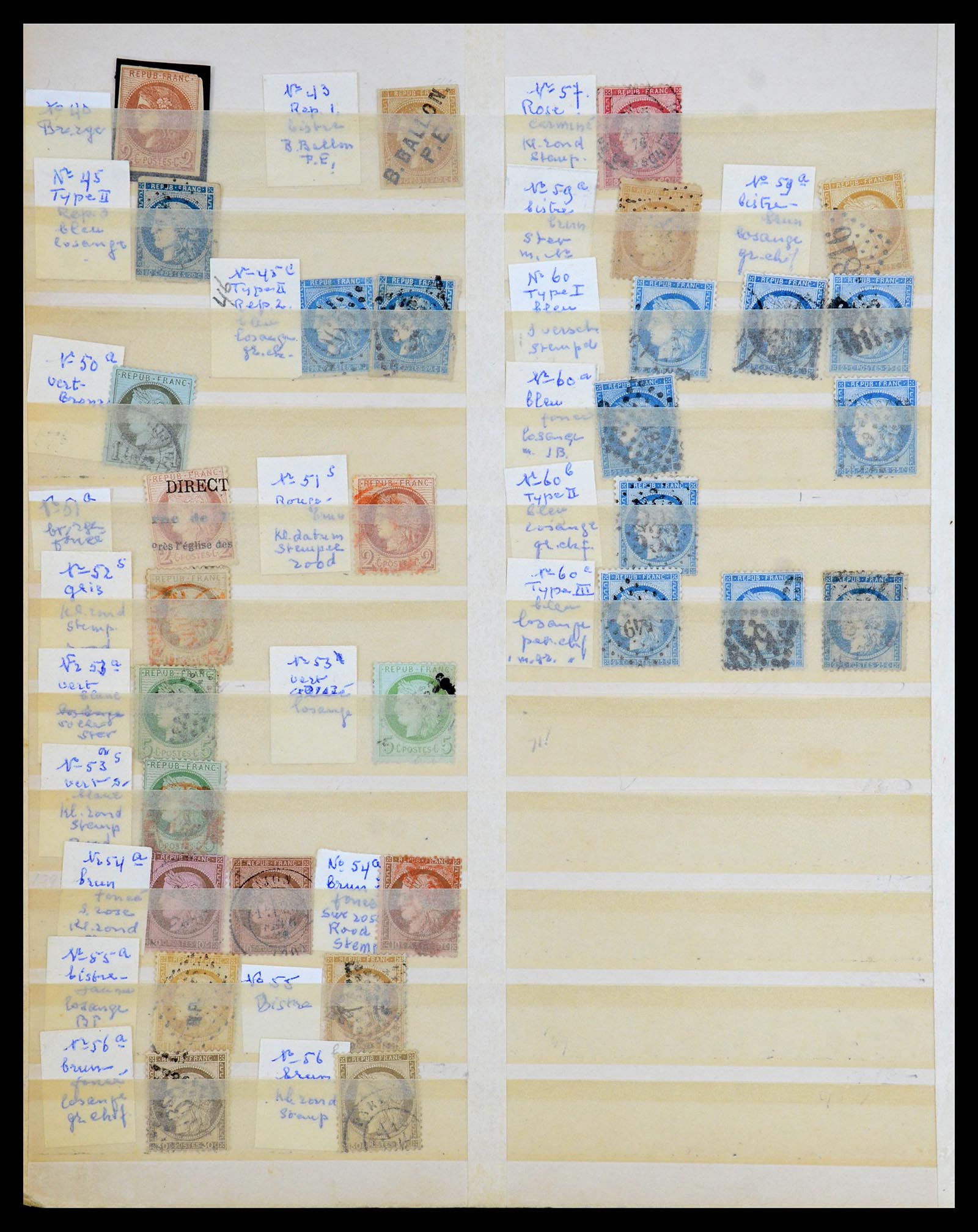 35783 004 - Postzegelverzameling 35783 Frankrijk 1849-1988.
