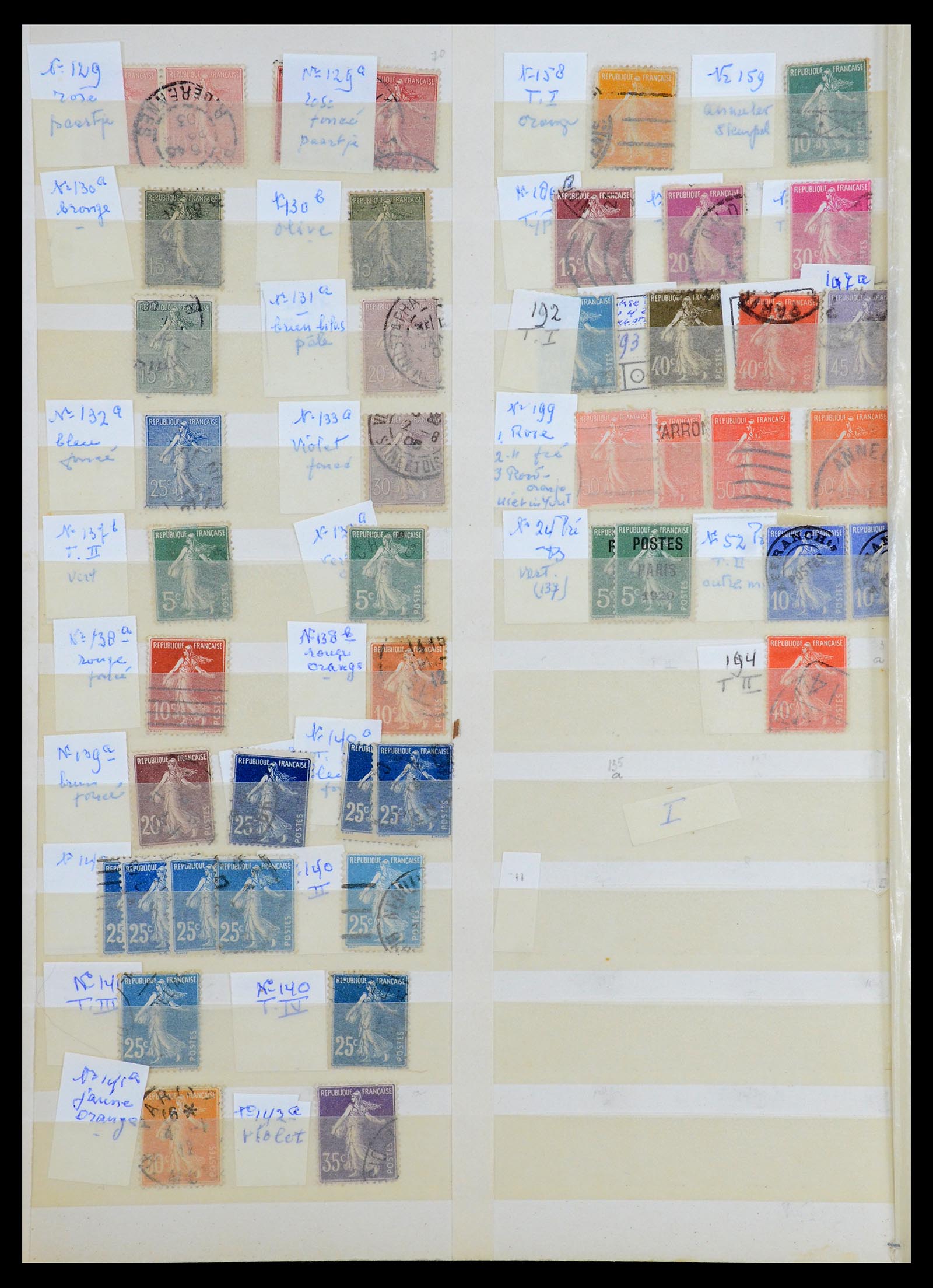 35783 008 - Postzegelverzameling 35783 Frankrijk 1849-1988.