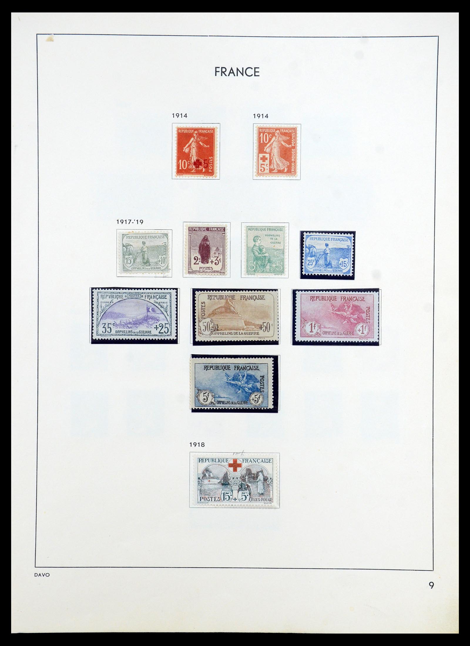 35783 013 - Postzegelverzameling 35783 Frankrijk 1849-1988.