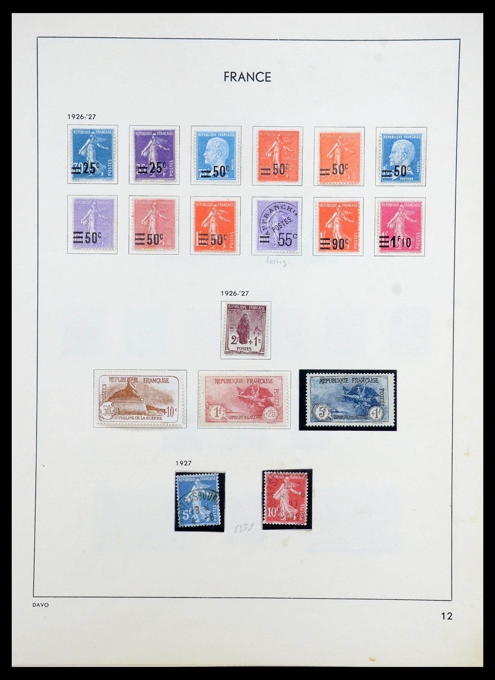 35783 016 - Stamp Collection 35783 France 1849-1988. 