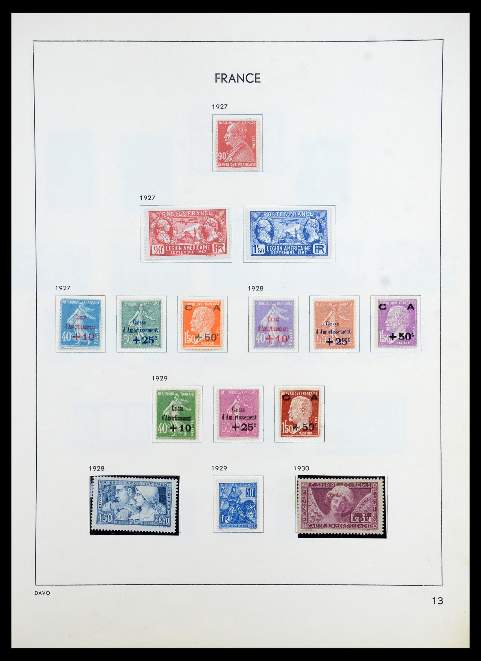 35783 017 - Postzegelverzameling 35783 Frankrijk 1849-1988.