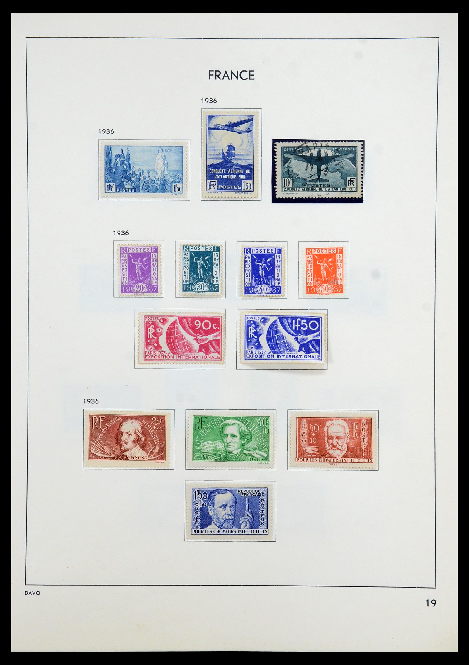 35783 023 - Postzegelverzameling 35783 Frankrijk 1849-1988.