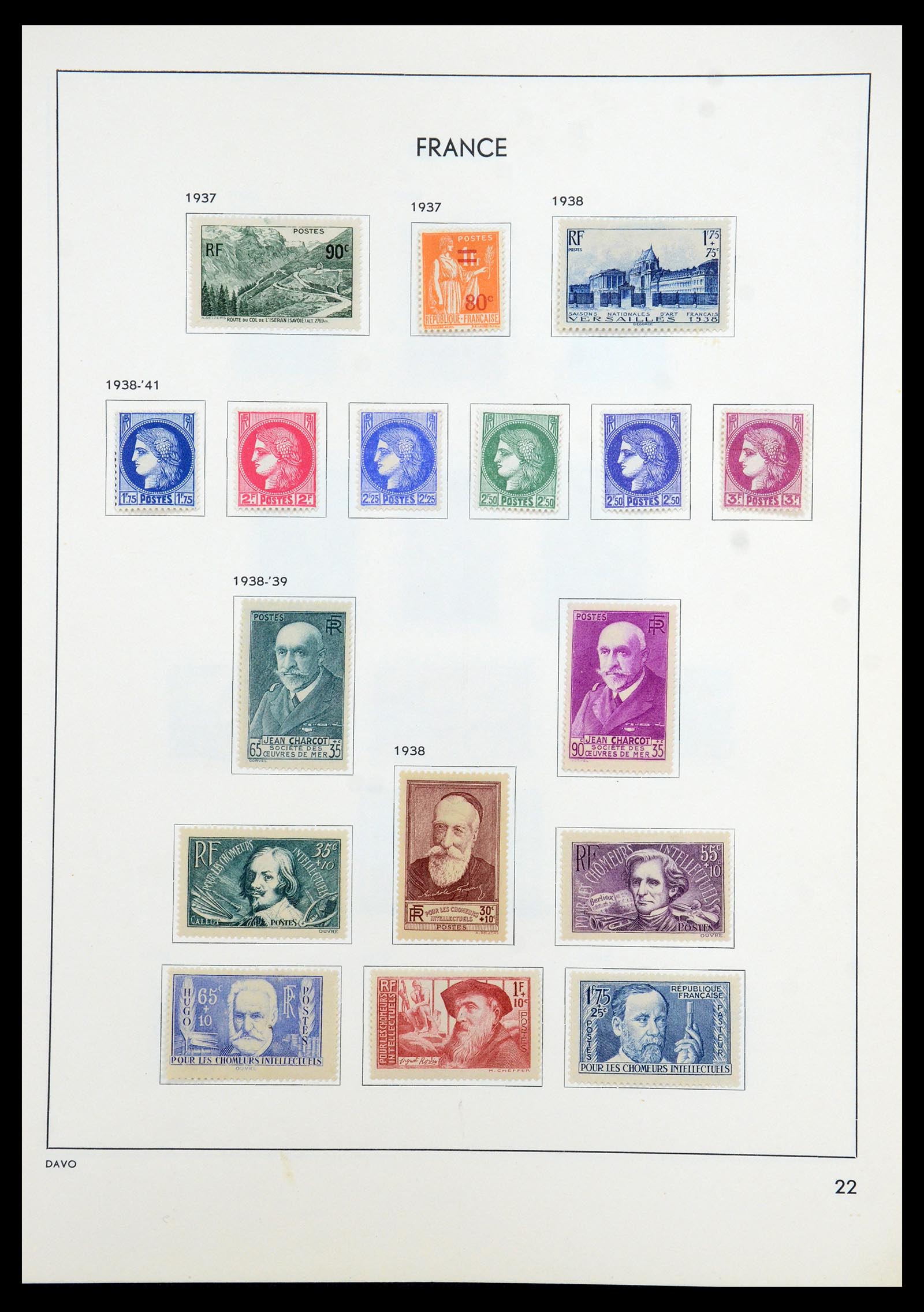 35783 026 - Postzegelverzameling 35783 Frankrijk 1849-1988.