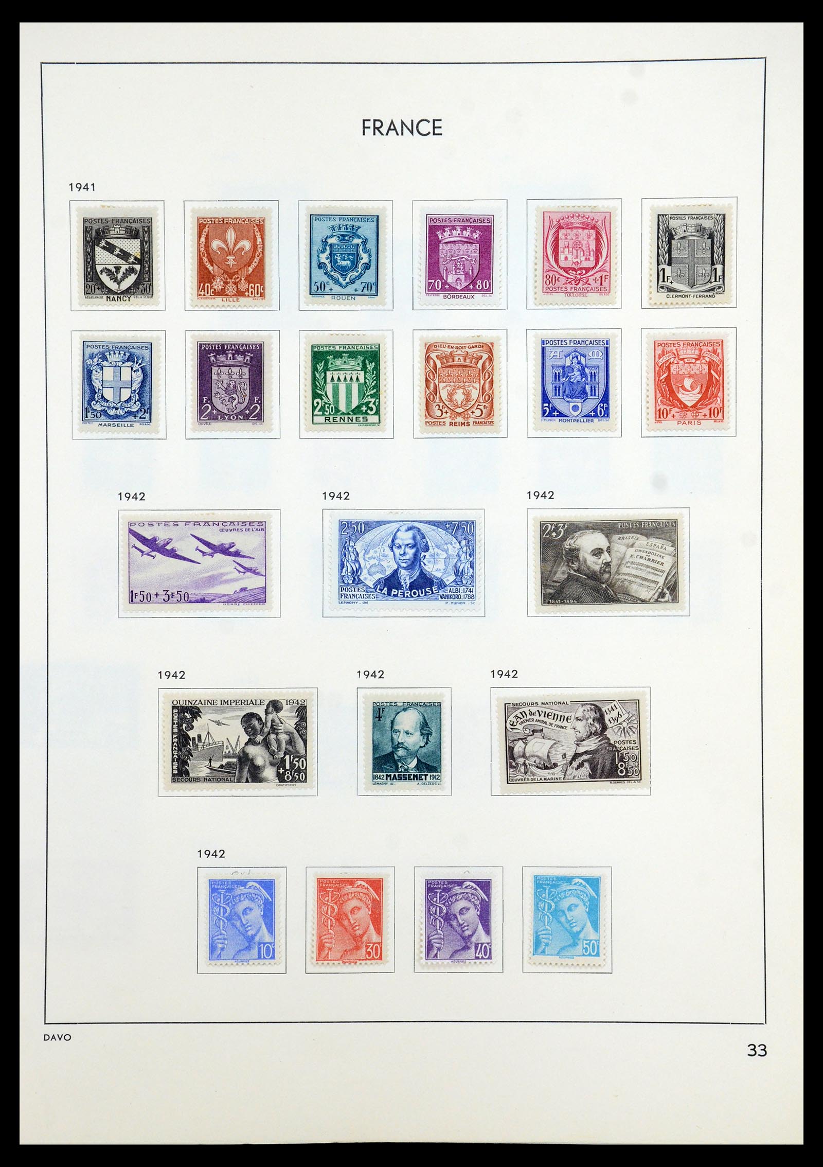 35783 037 - Stamp Collection 35783 France 1849-1988. 