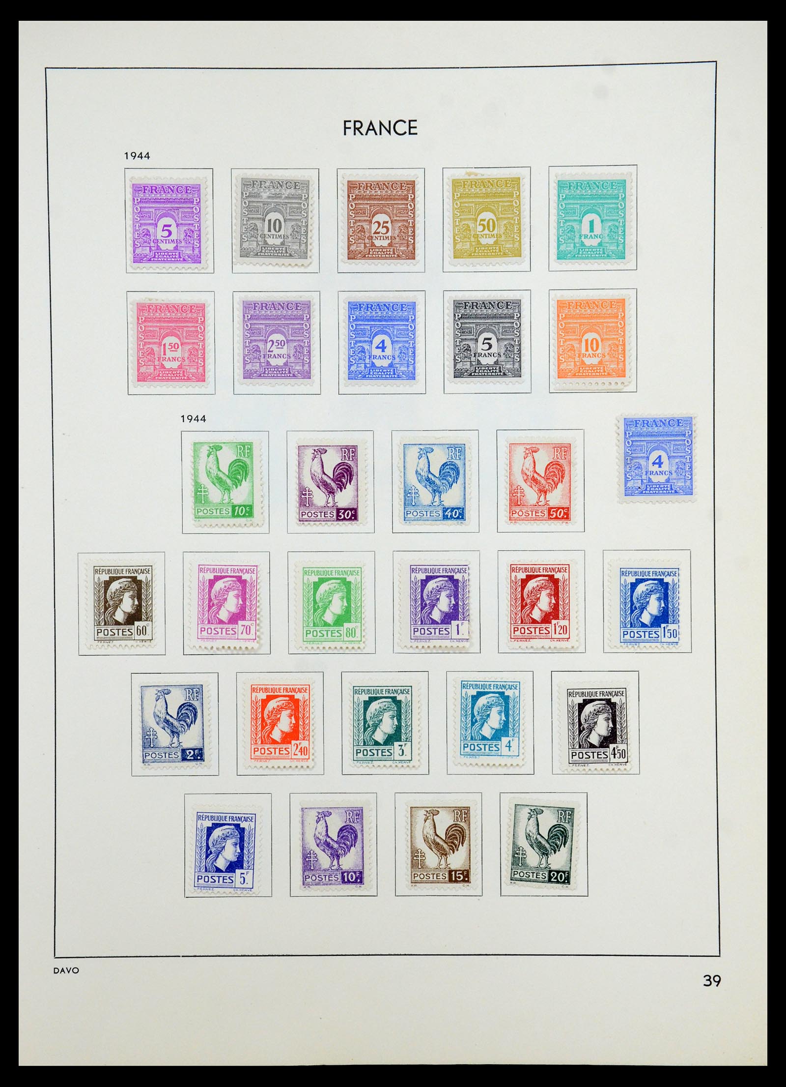 35783 043 - Postzegelverzameling 35783 Frankrijk 1849-1988.
