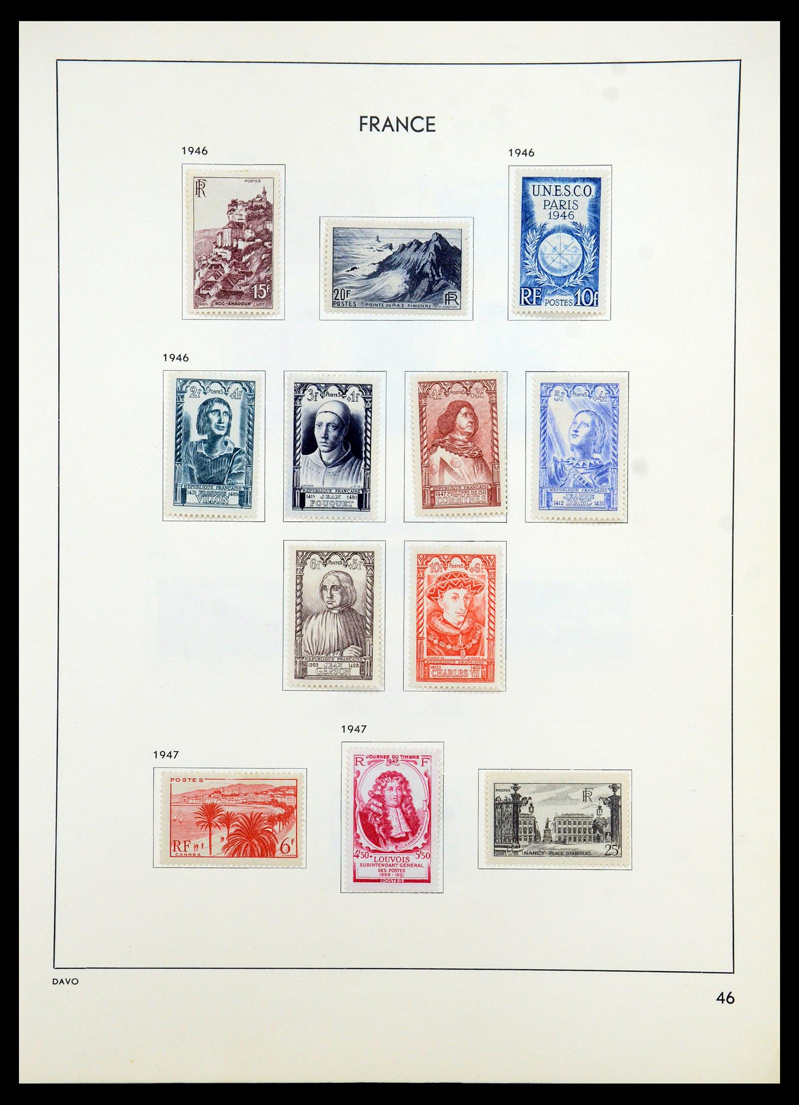 35783 050 - Stamp Collection 35783 France 1849-1988. 